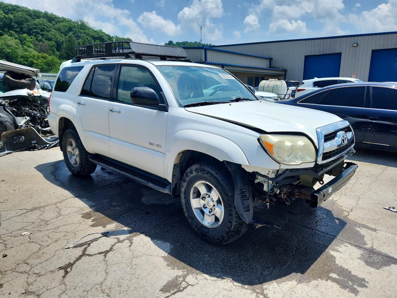 2008 Toyota 4runner Sr5 White vin: JTEBU14R38K021111