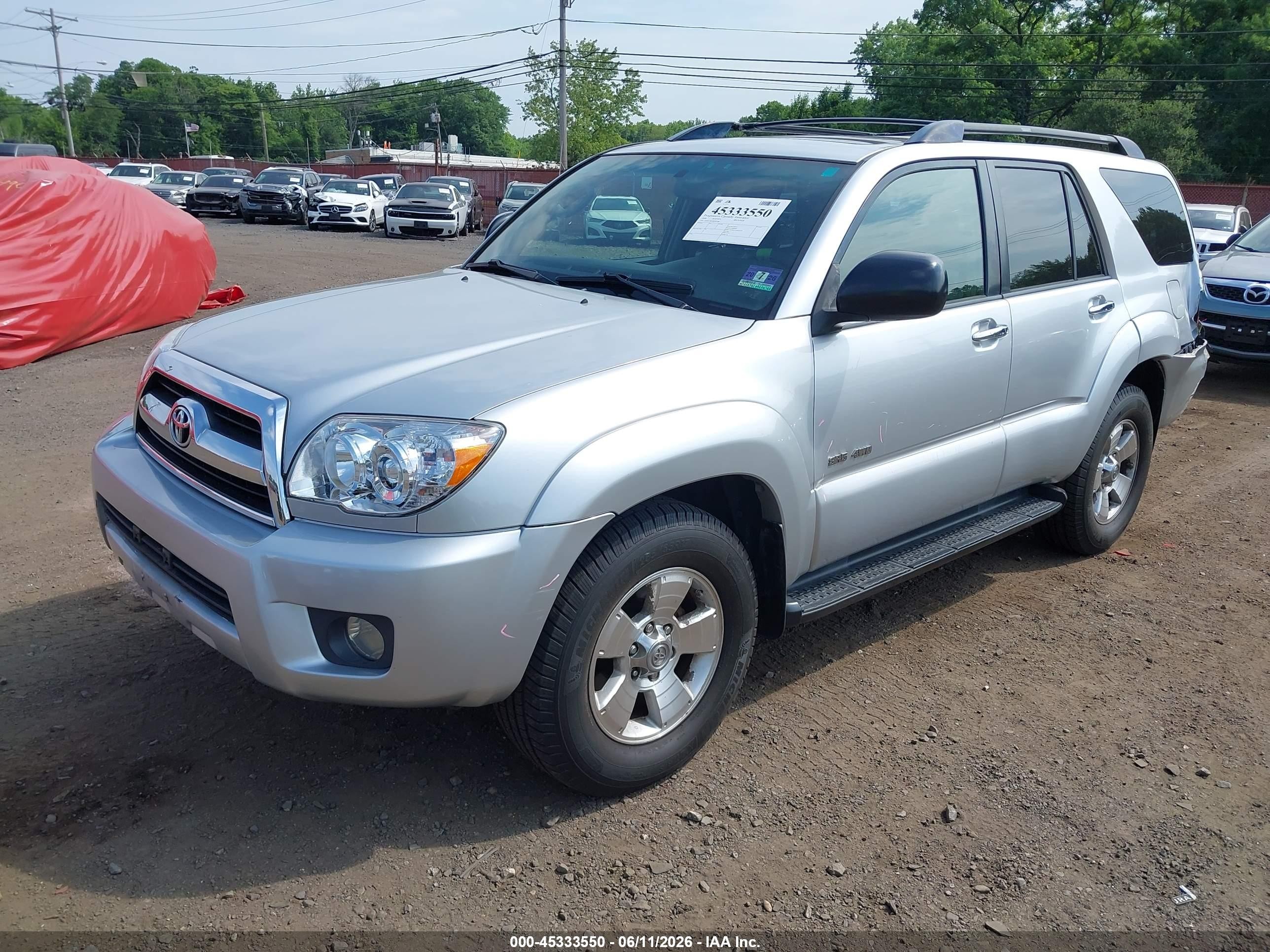 2008 Toyota 4runner Sr5 V6 Silver vin: JTEBU14R38K021268