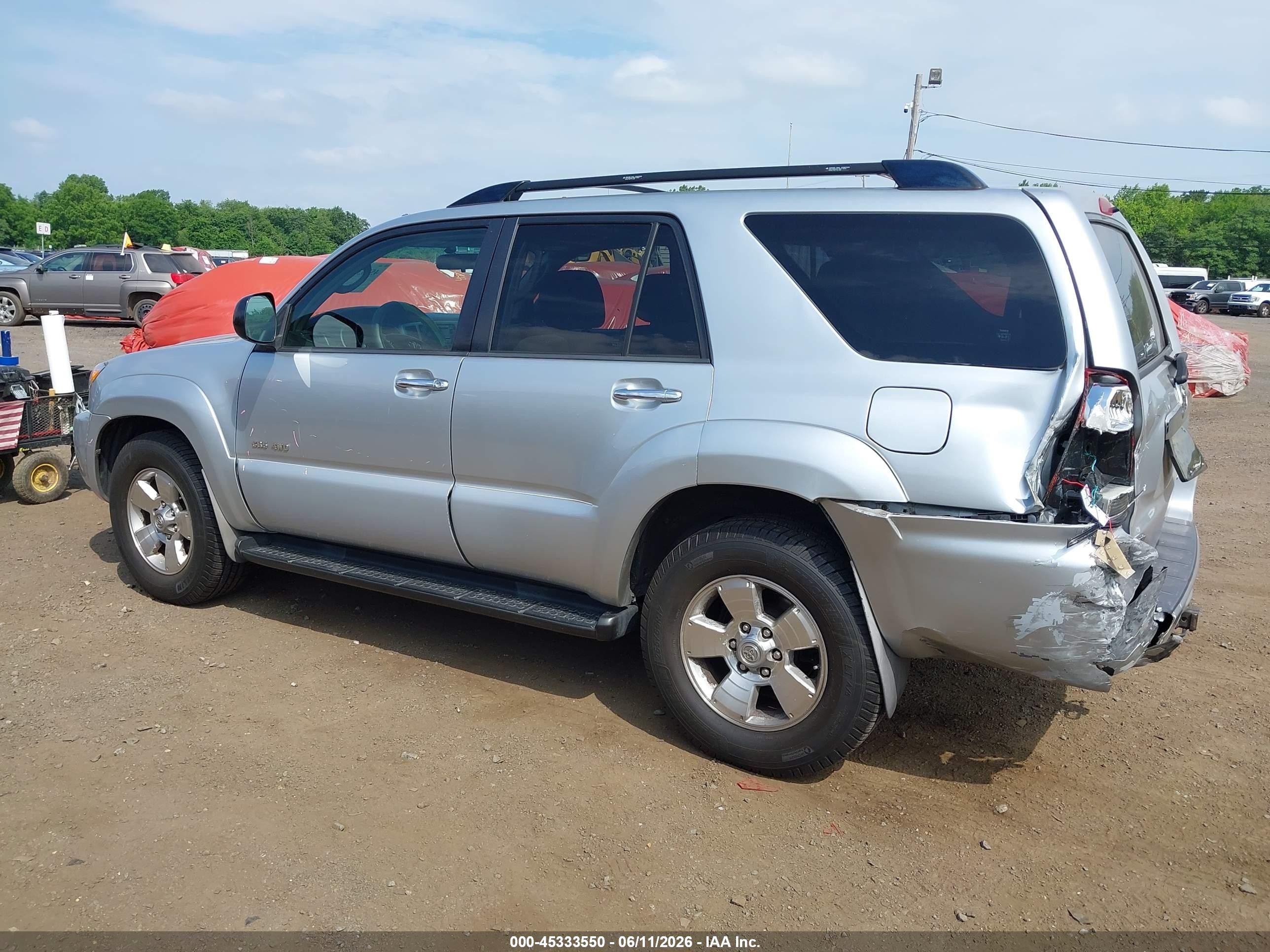 2008 Toyota 4runner Sr5 V6 Silver vin: JTEBU14R38K021268