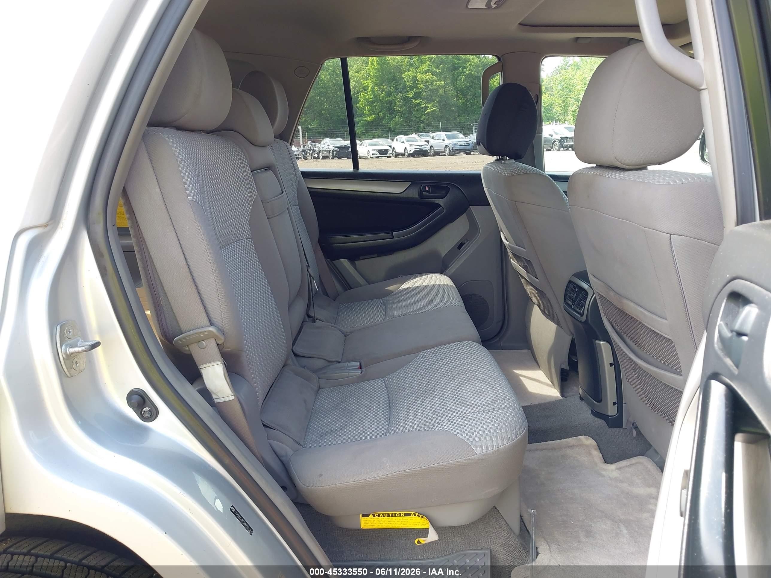 2008 Toyota 4runner Sr5 V6 Silver vin: JTEBU14R38K021268