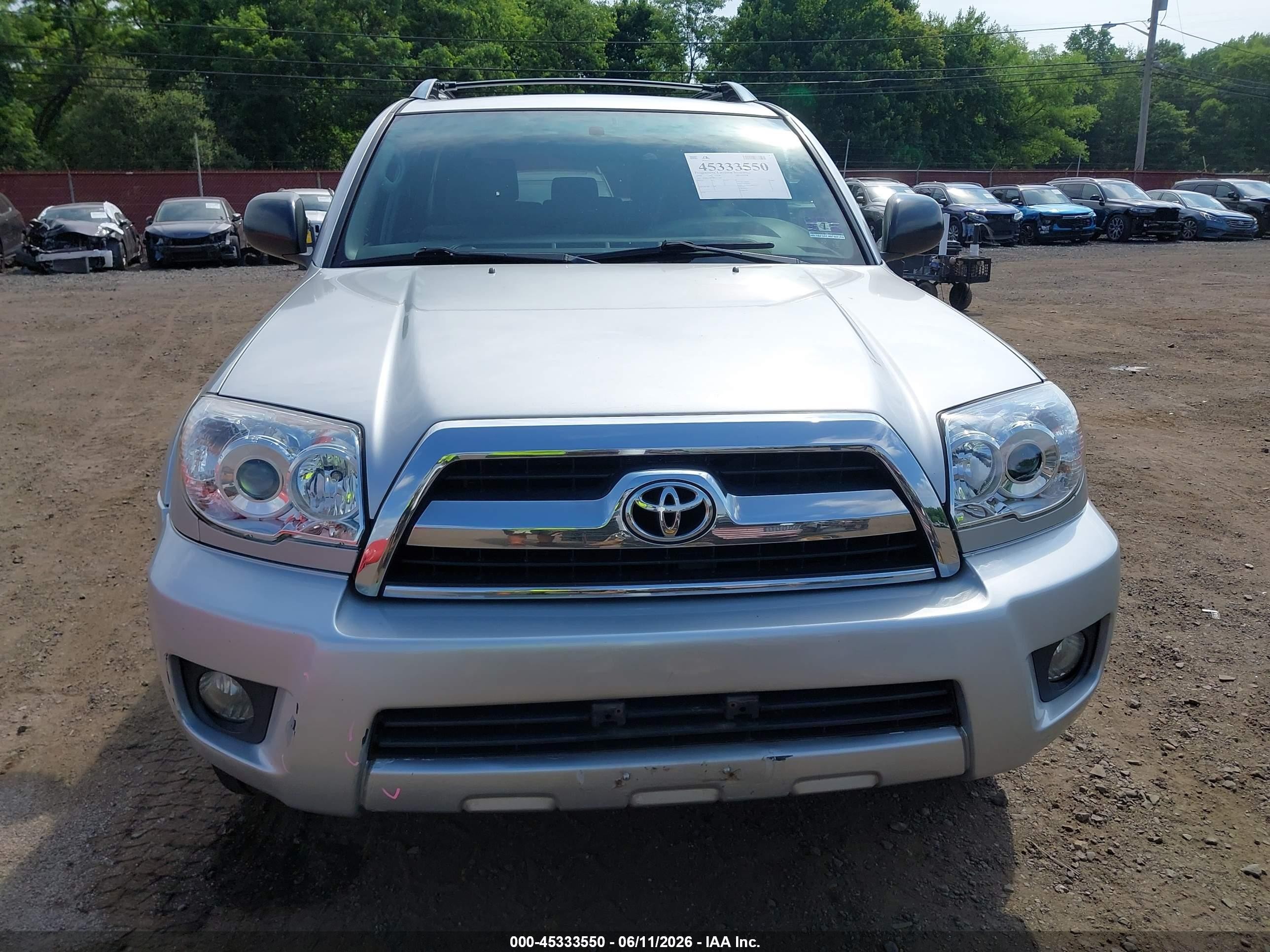 2008 Toyota 4runner Sr5 V6 Silver vin: JTEBU14R38K021268