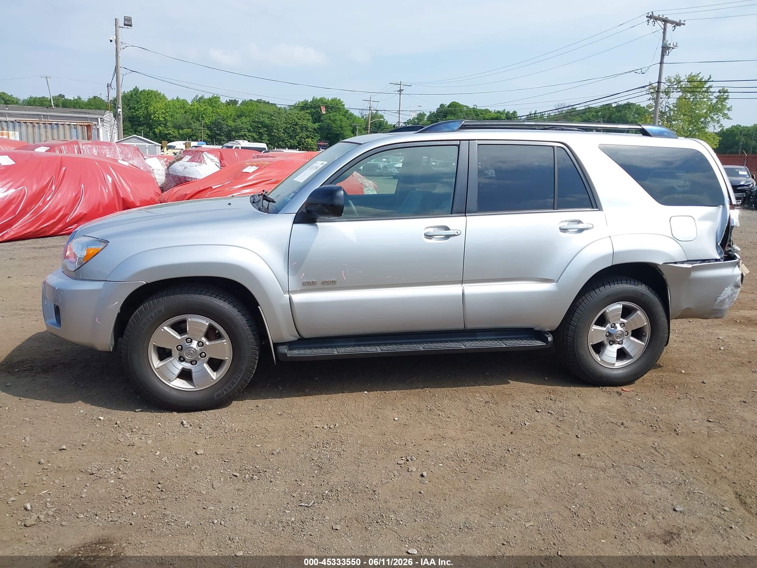 2008 Toyota 4runner Sr5 V6 Silver vin: JTEBU14R38K021268