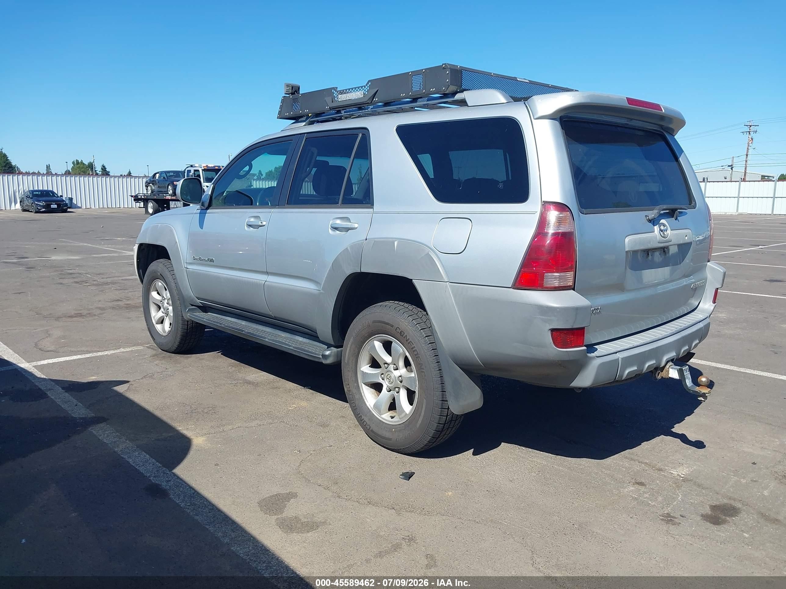 2003 Toyota 4runner Sr5 Sport V6 Silver vin: JTEBU14R430013751