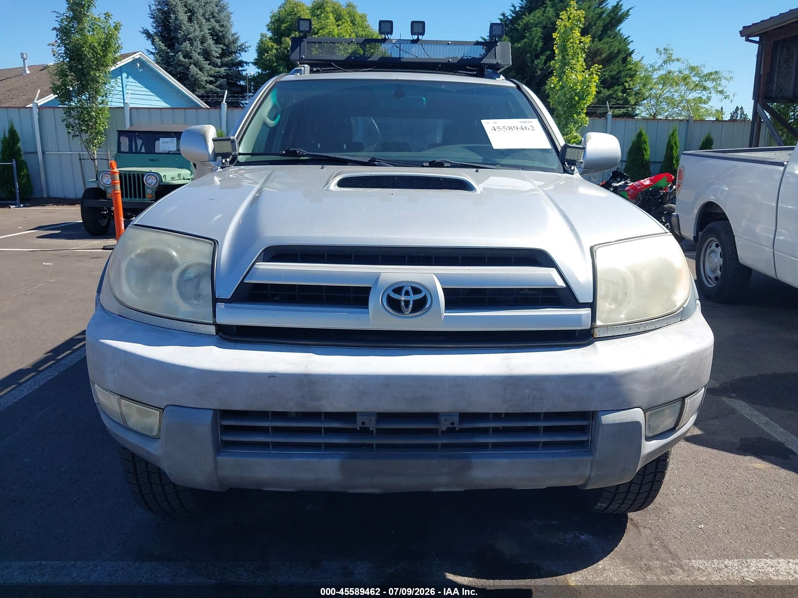 2003 Toyota 4runner Sr5 Sport V6 Silver vin: JTEBU14R430013751