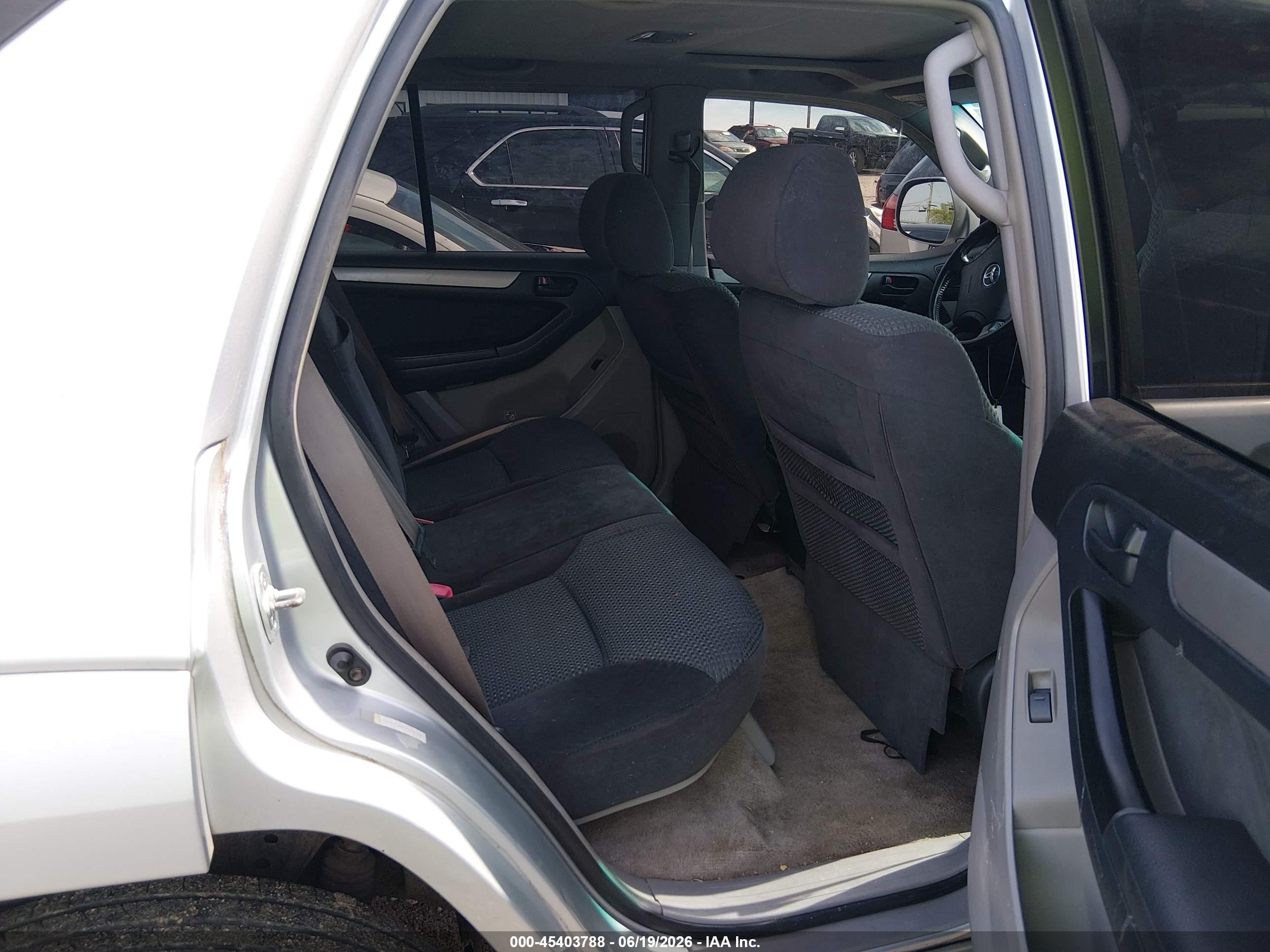 2004 Toyota 4runner Sr5 Sport V6 Gray vin: JTEBU14R440037632