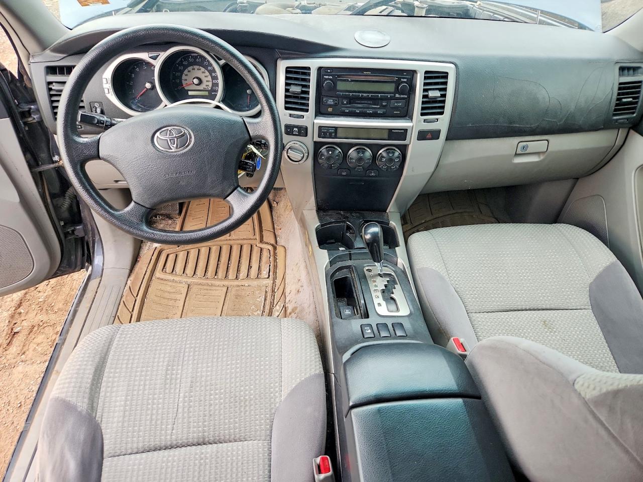 2004 Toyota 4runner Sr5 Gray vin: JTEBU14R440040501