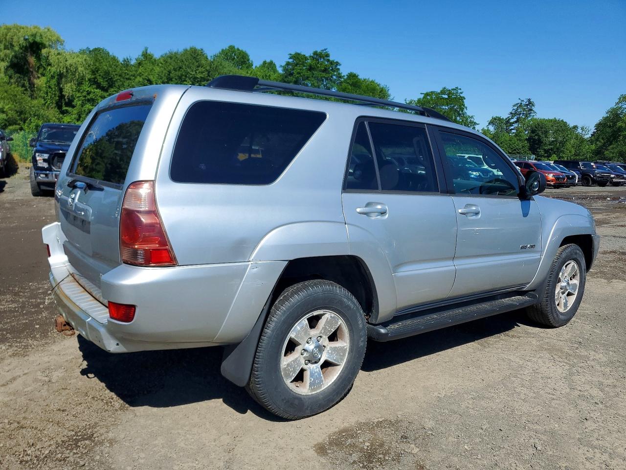2004 Toyota 4runner Sr5 Silver vin: JTEBU14R440051465