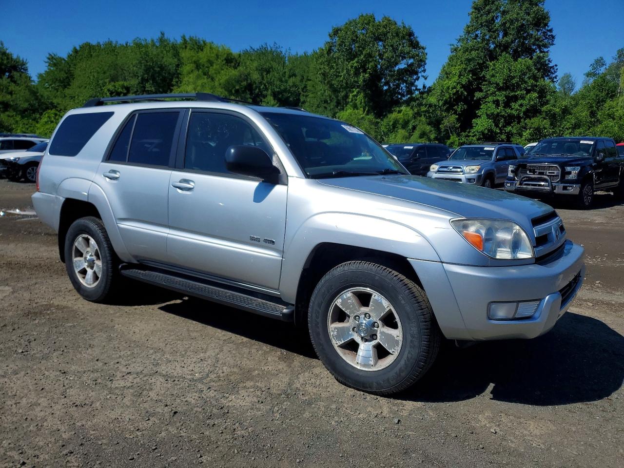 2004 Toyota 4runner Sr5 Silver vin: JTEBU14R440051465