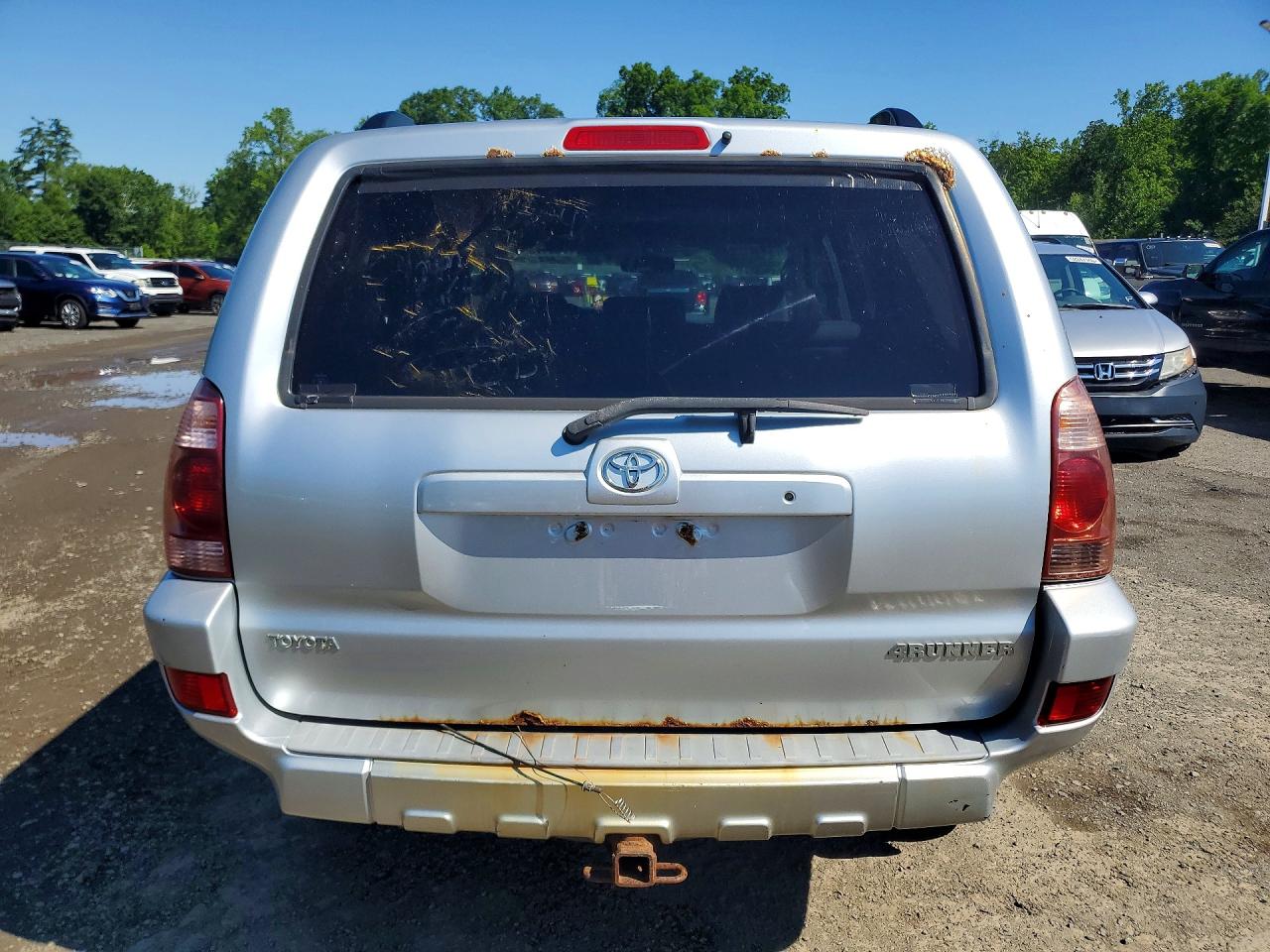 2004 Toyota 4runner Sr5 Silver vin: JTEBU14R440051465