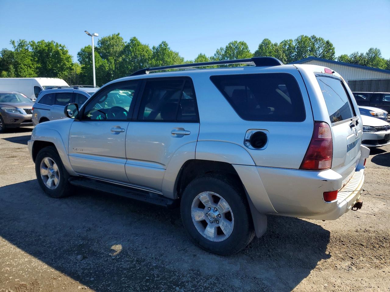 2004 Toyota 4runner Sr5 Silver vin: JTEBU14R440051465