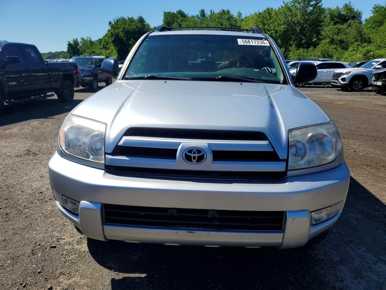 2004 Toyota 4runner Sr5 Silver vin: JTEBU14R440051465