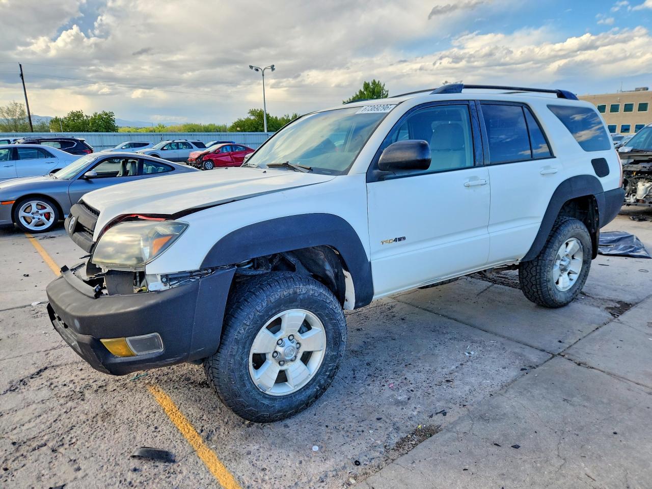 2004 Toyota 4runner Sr5 White vin: JTEBU14R448015812