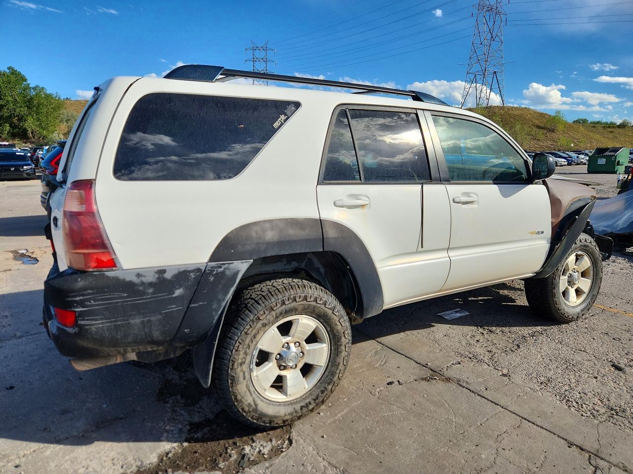 2004 Toyota 4runner Sr5 White vin: JTEBU14R448015812