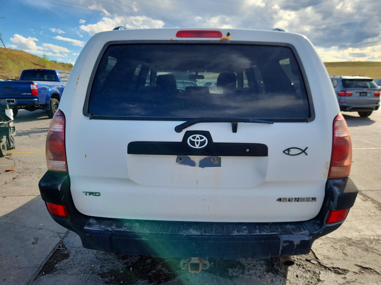 2004 Toyota 4runner Sr5 White vin: JTEBU14R448015812