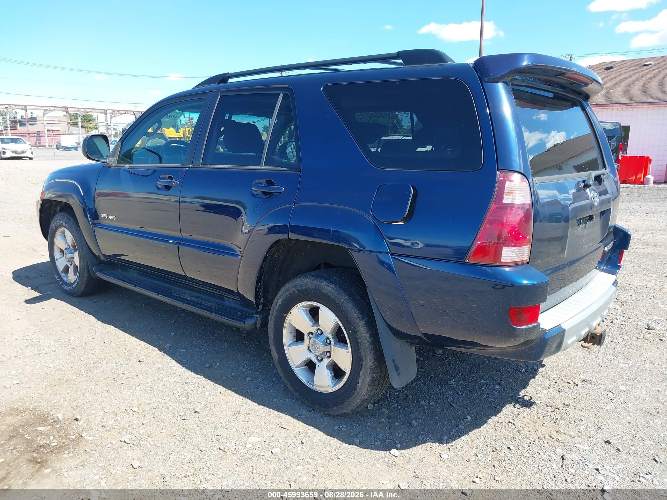 2004 Toyota 4runner Sr5 V6 Blue vin: JTEBU14R448026275