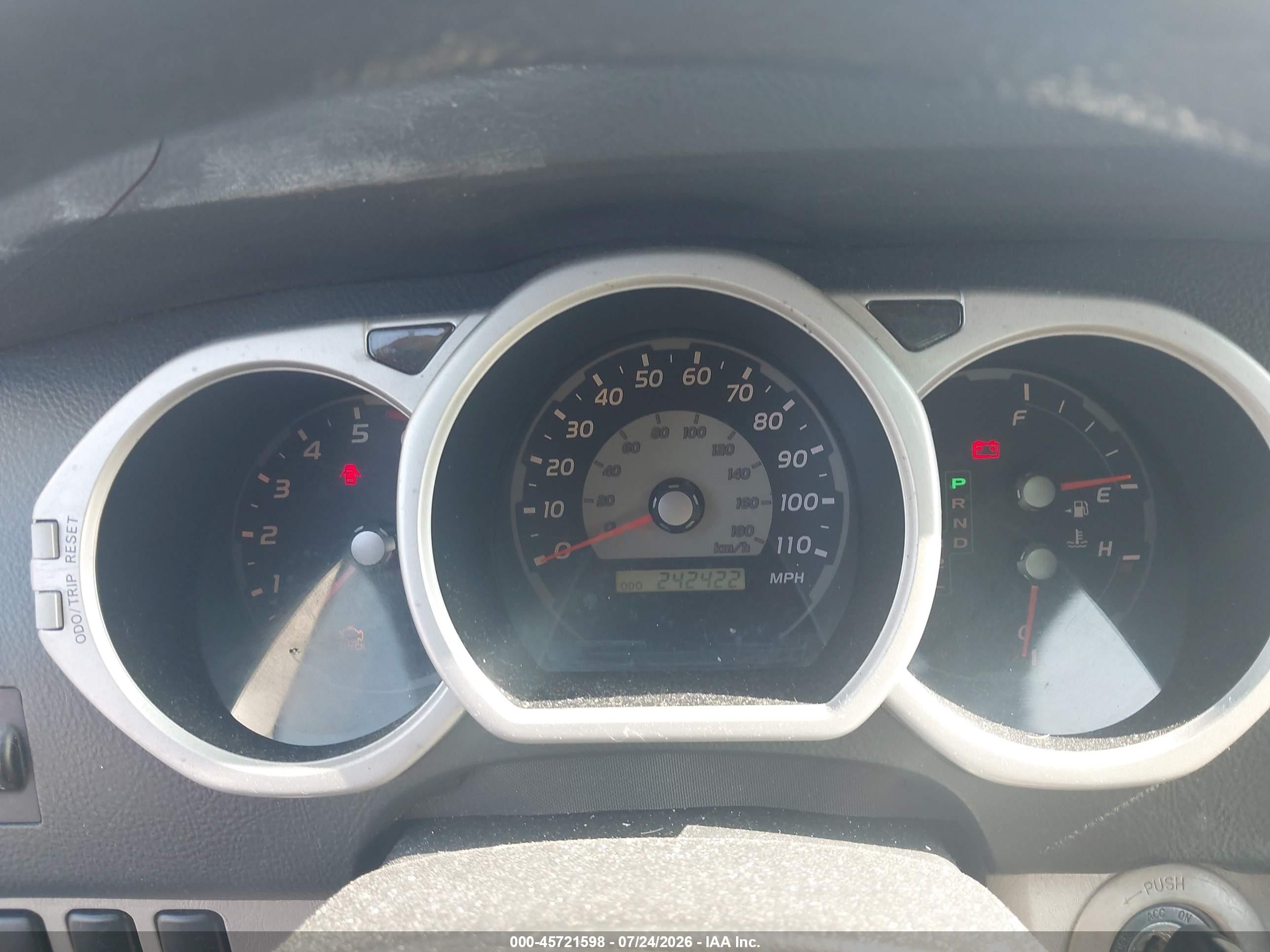 2004 Toyota 4runner Sr5 V6 Белый vin: JTEBU14R448026499