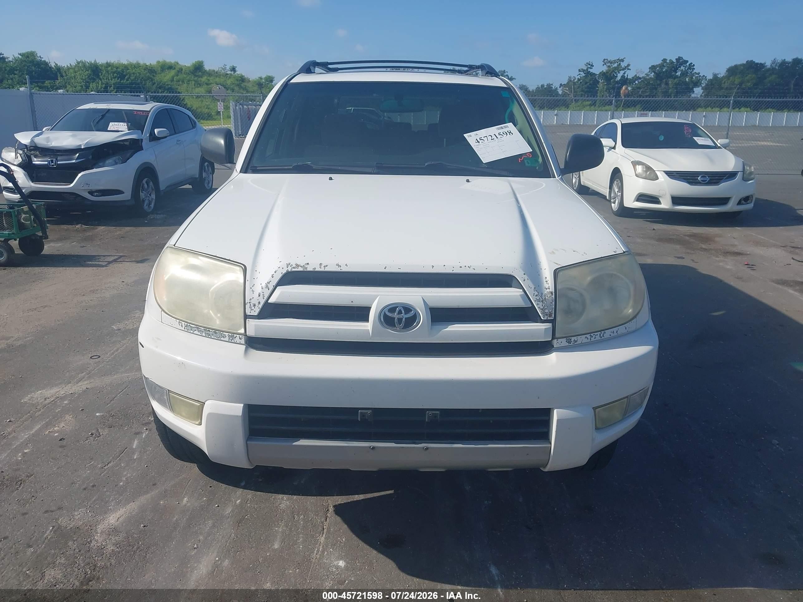 2004 Toyota 4runner Sr5 V6 Белый vin: JTEBU14R448026499