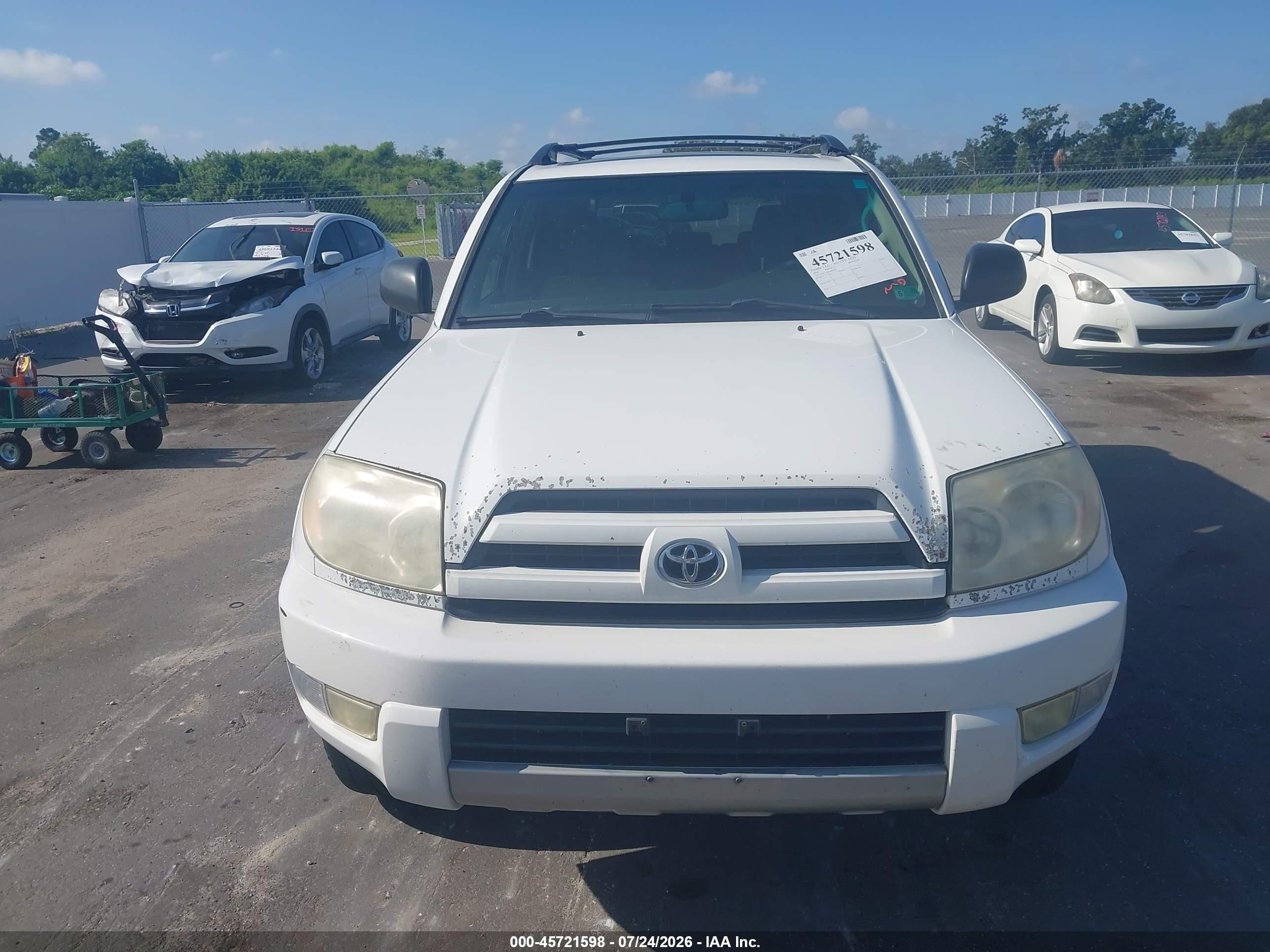 2004 Toyota 4runner Sr5 V6 Белый vin: JTEBU14R448026499