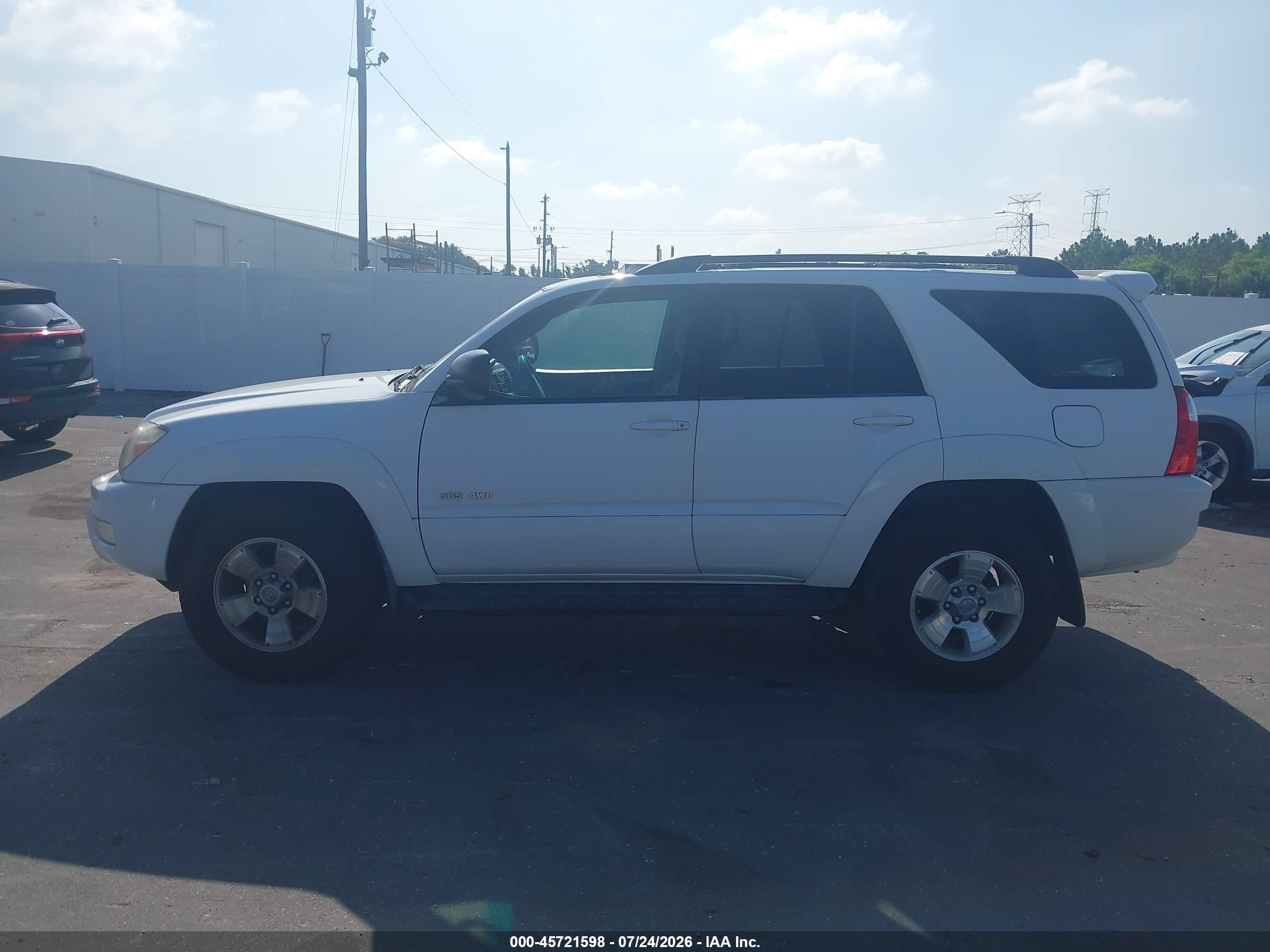 2004 Toyota 4runner Sr5 V6 Белый vin: JTEBU14R448026499