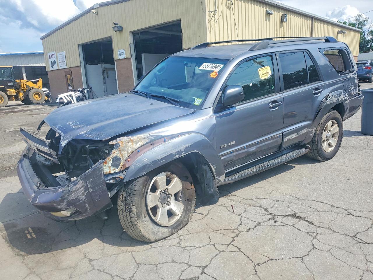 2005 Toyota 4runner Sr5 Gray vin: JTEBU14R450057249