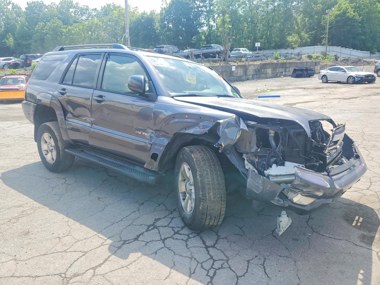2005 Toyota 4runner Sr5 Gray vin: JTEBU14R450057249