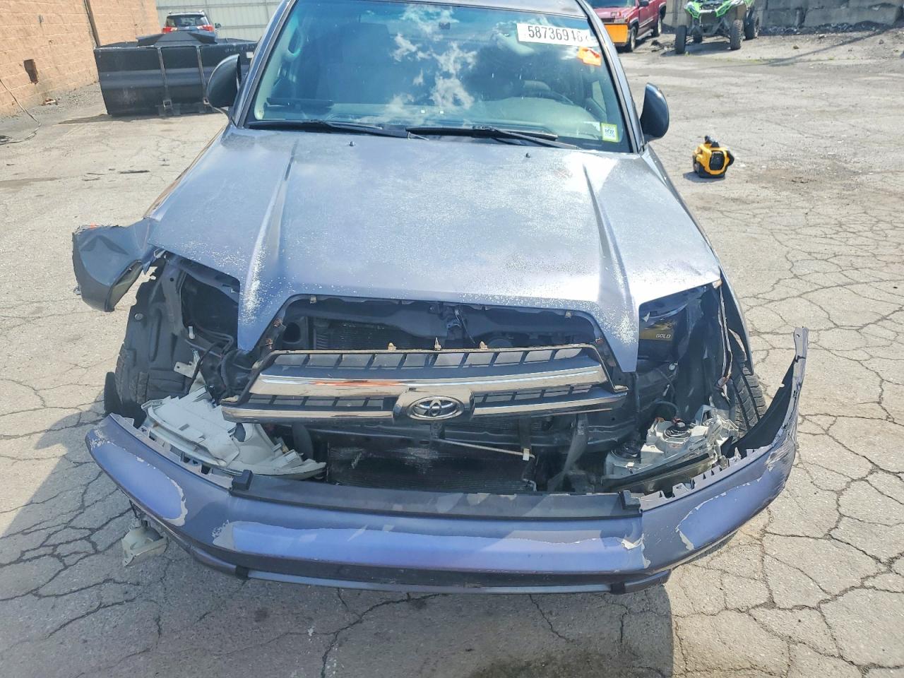 2005 Toyota 4runner Sr5 Gray vin: JTEBU14R450057249