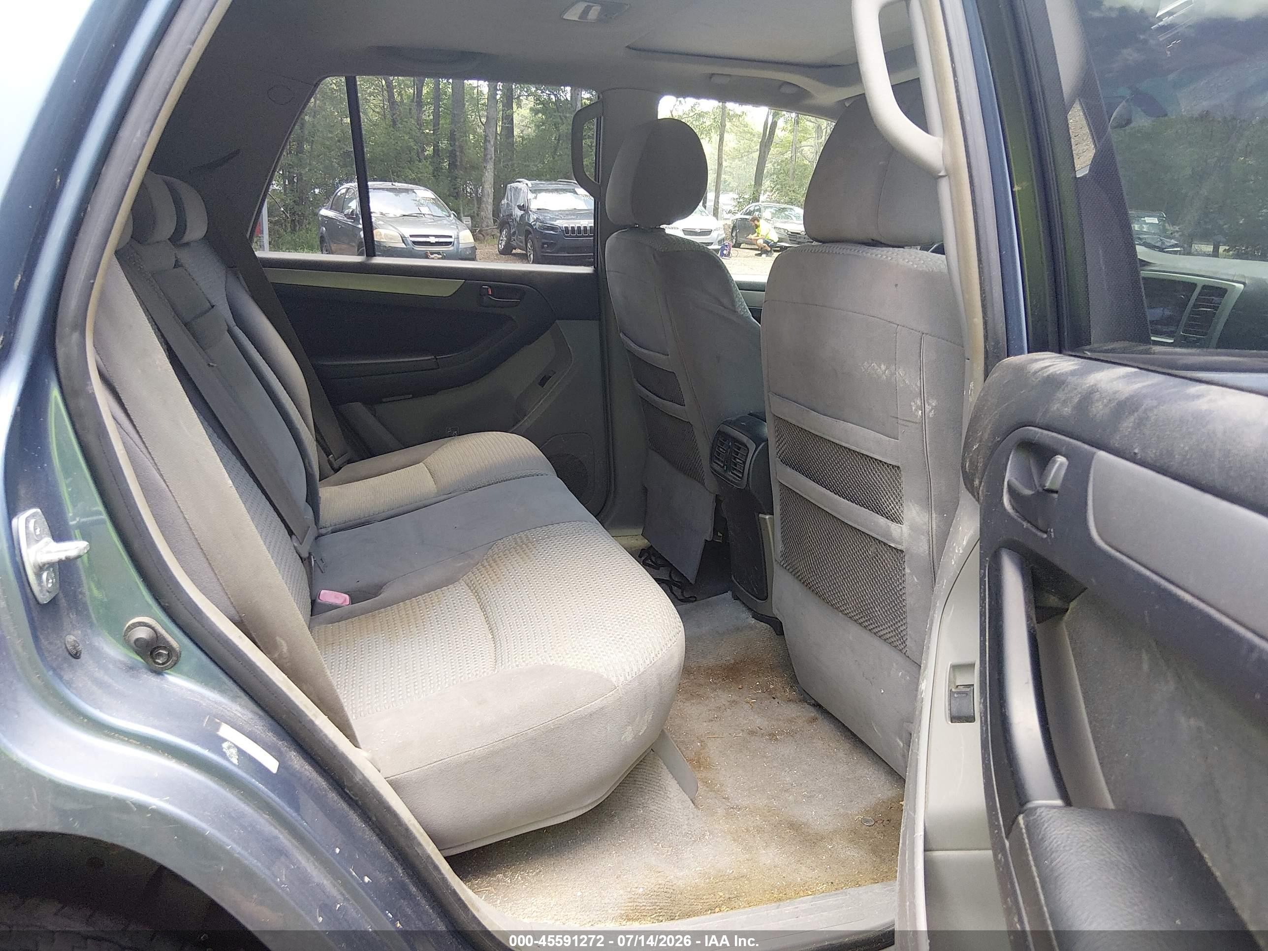 2005 Toyota 4runner Sr5 V6 Light Blue vin: JTEBU14R450057302