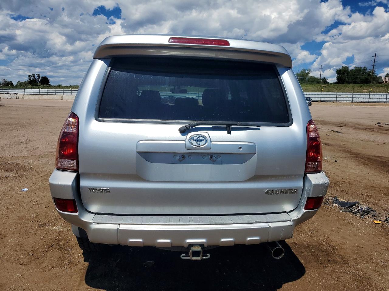 2005 Toyota 4runner Sport Edition Silver vin: JTEBU14R450068221