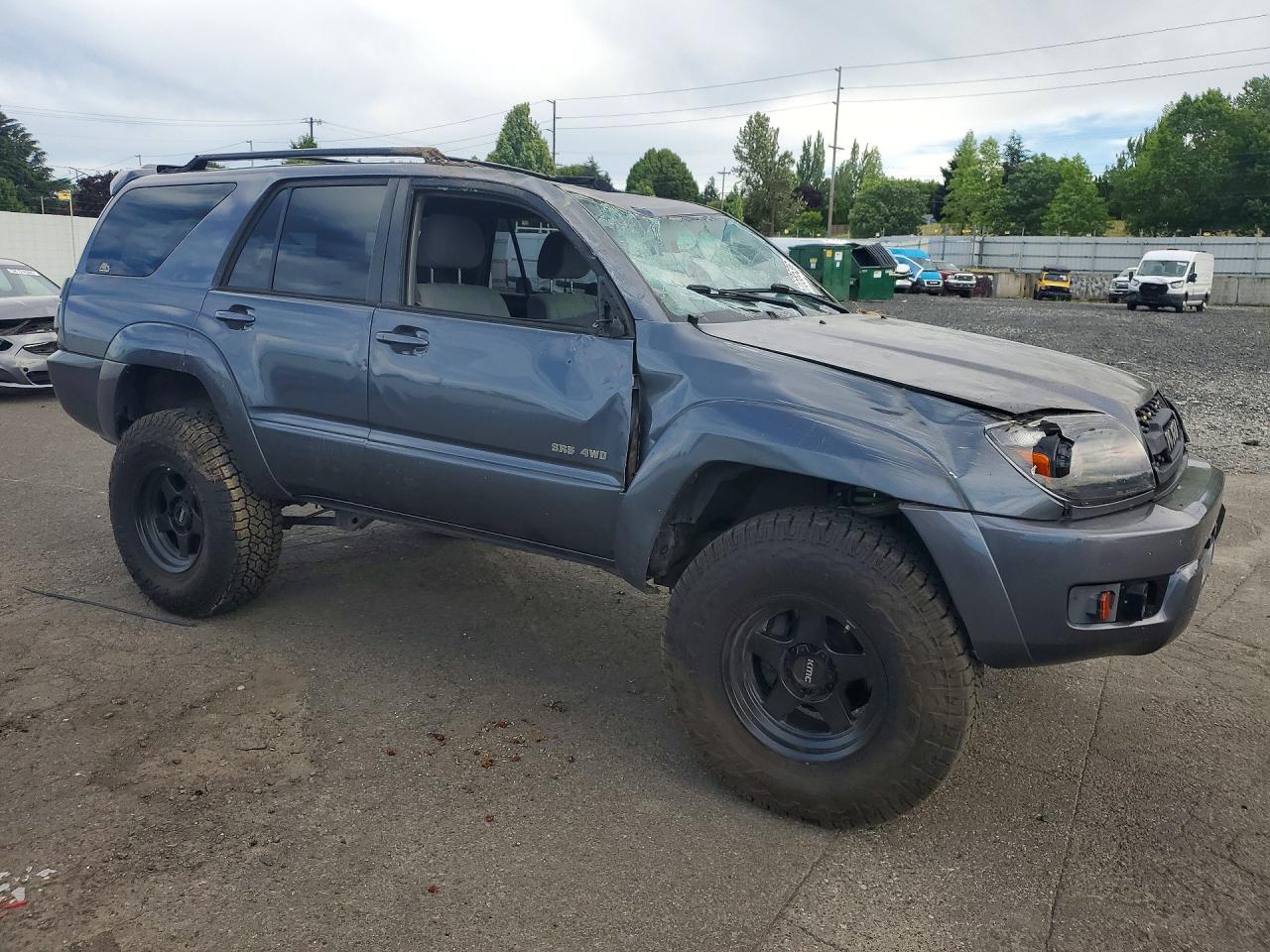 2005 Toyota 4runner Sr5 Gray vin: JTEBU14R450070244