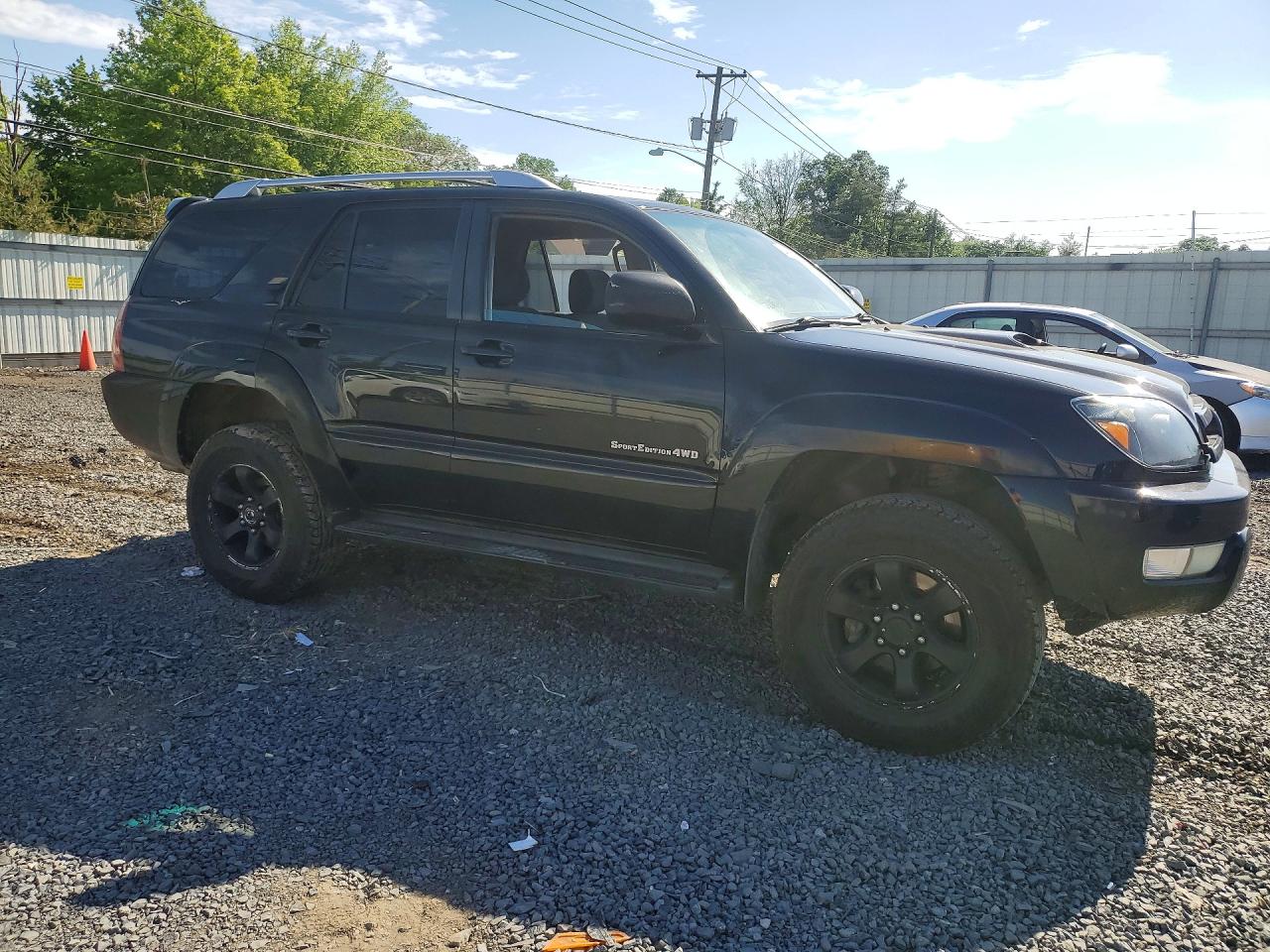 2005 Toyota 4runner Sport Edition Black vin: JTEBU14R450072639
