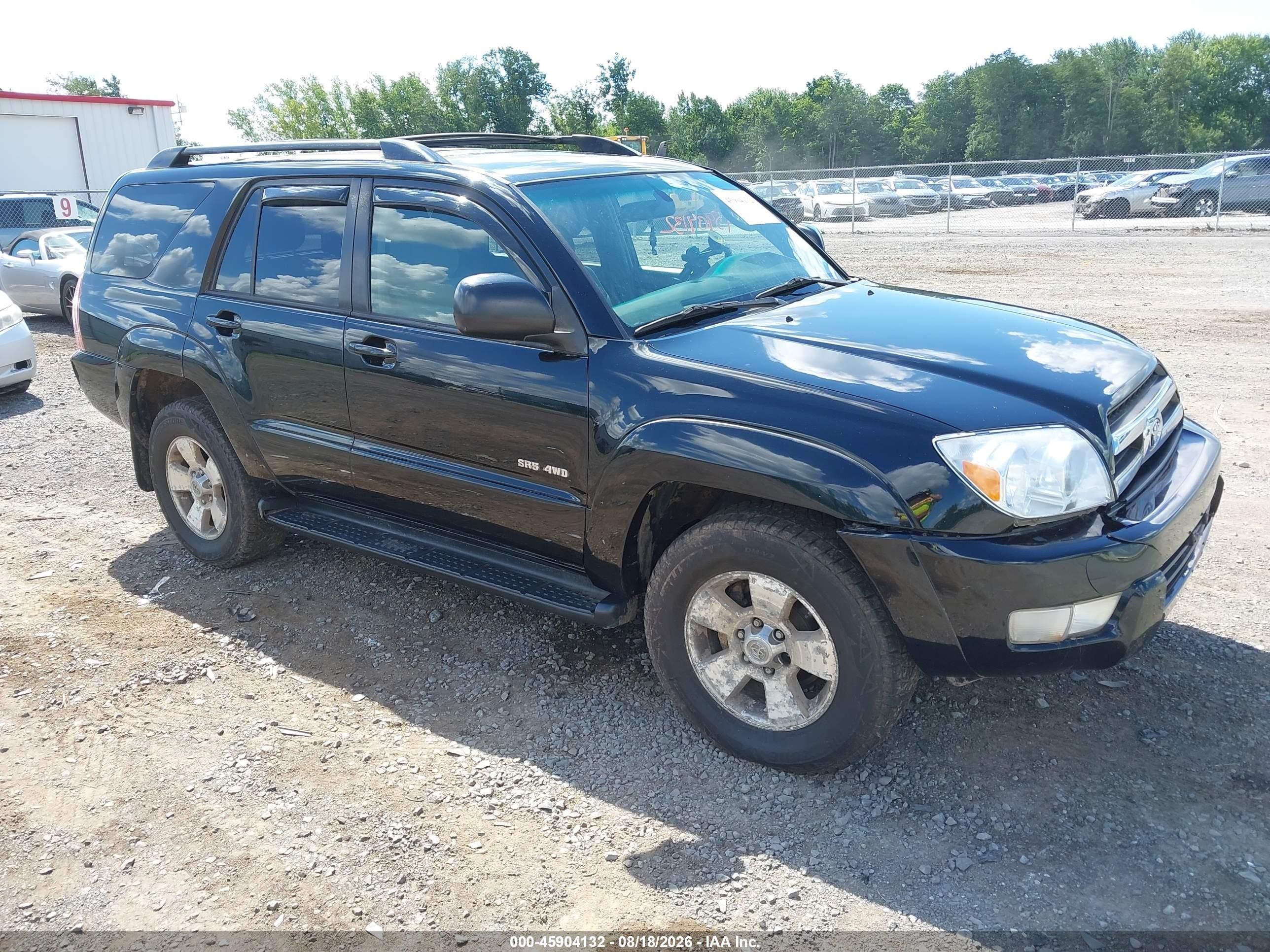 2005 Toyota 4runner Sr5 V6 Black vin: JTEBU14R450072981