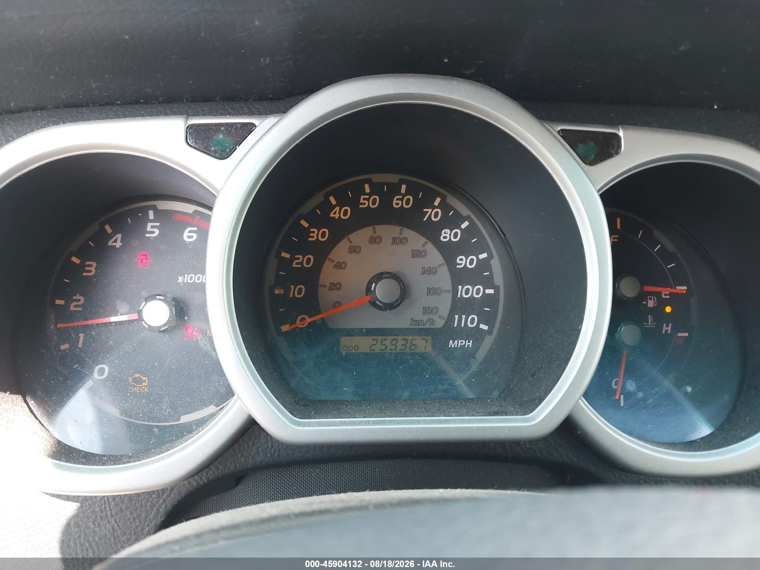 2005 Toyota 4runner Sr5 V6 Black vin: JTEBU14R450072981