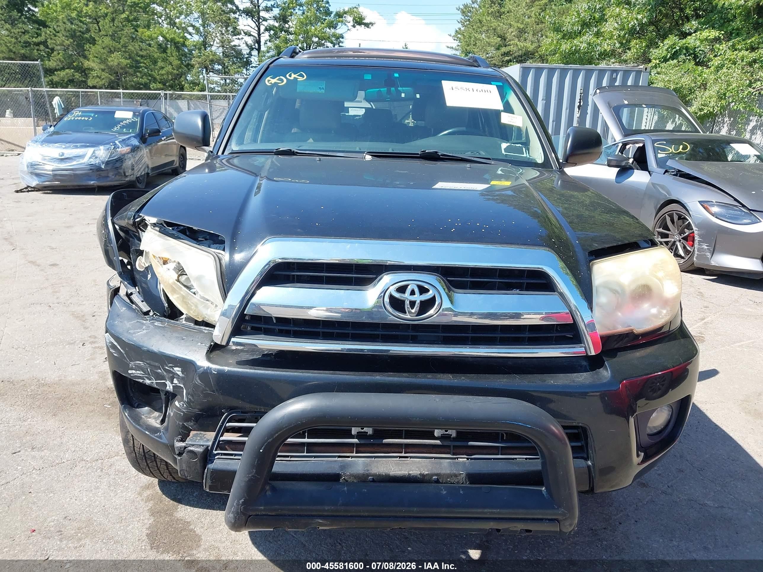 2006 Toyota 4runner Sr5 V6 Black vin: JTEBU14R460085084