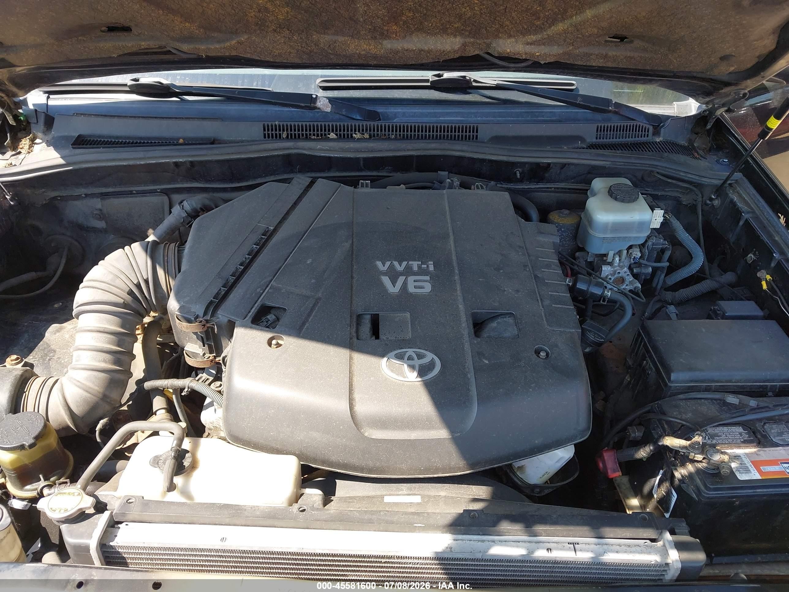 2006 Toyota 4runner Sr5 V6 Black vin: JTEBU14R460085084