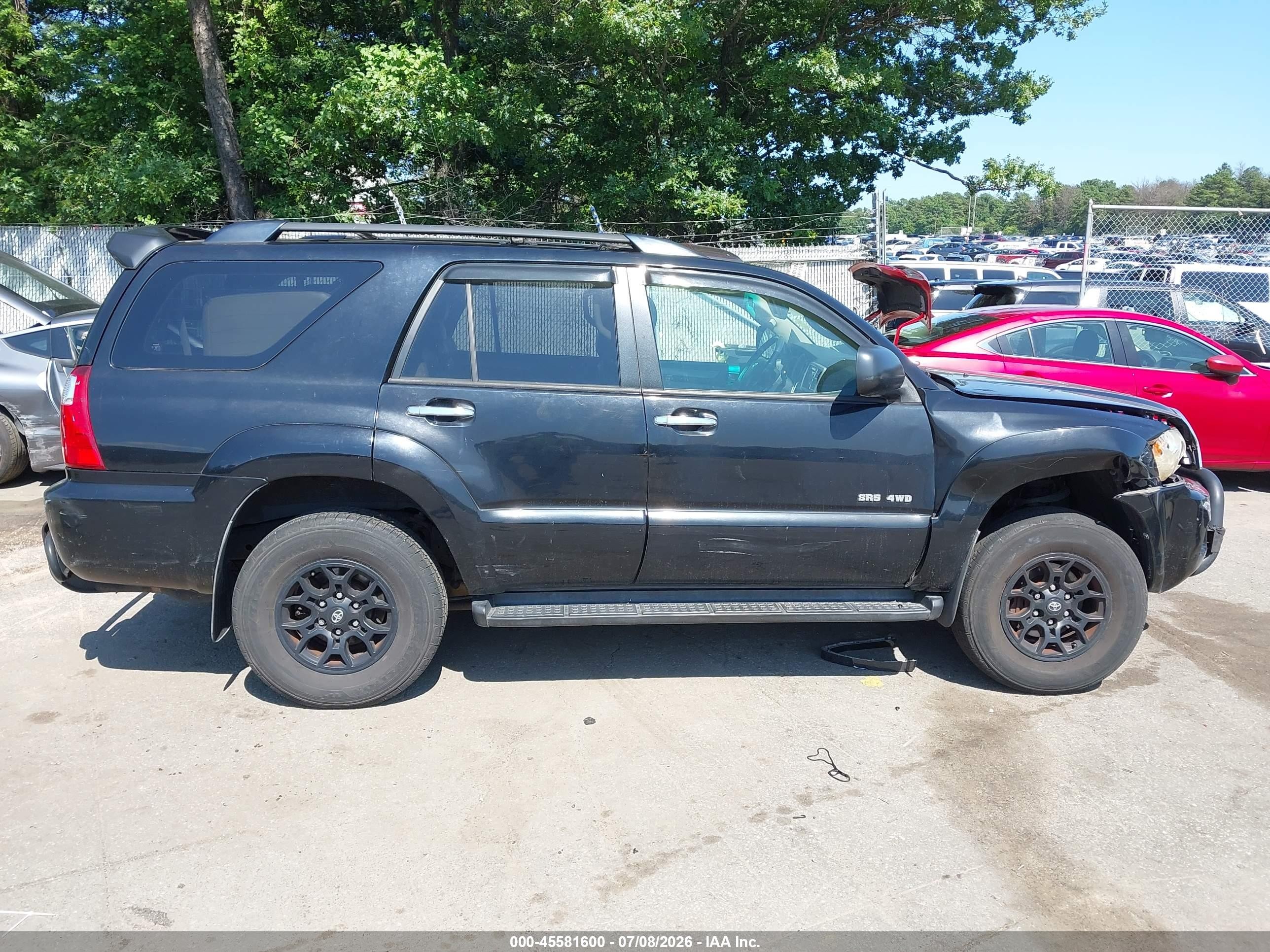 2006 Toyota 4runner Sr5 V6 Black vin: JTEBU14R460085084