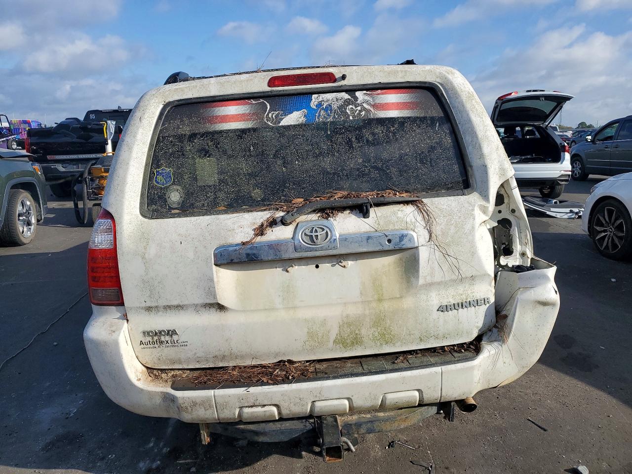 2006 Toyota 4runner Sr5 White vin: JTEBU14R460100828