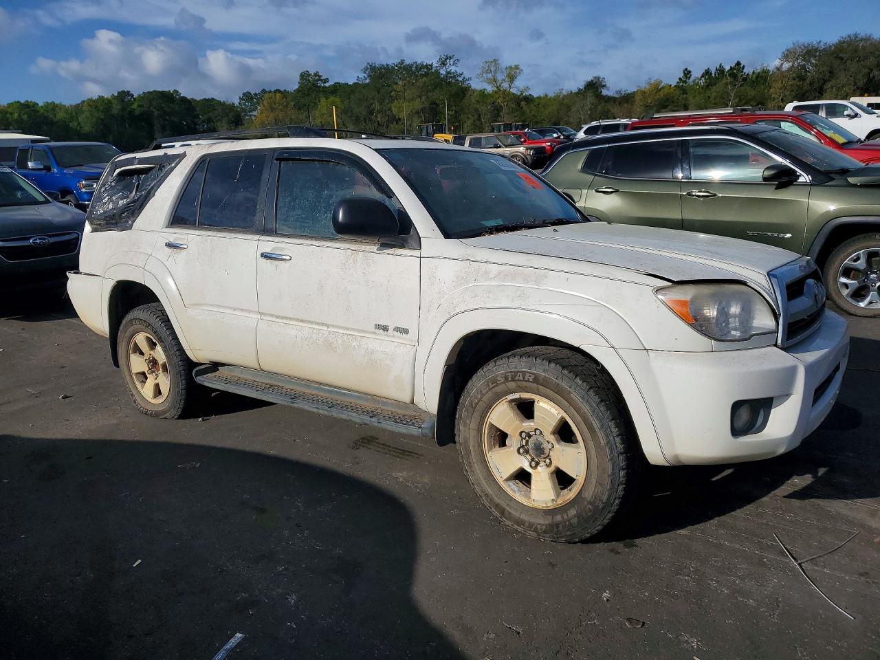 2006 Toyota 4runner Sr5 White vin: JTEBU14R460100828