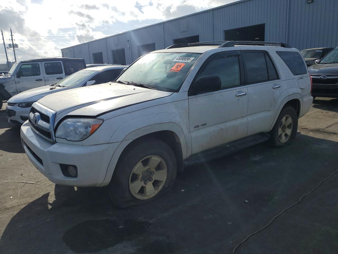 2006 Toyota 4runner Sr5 White vin: JTEBU14R460100828