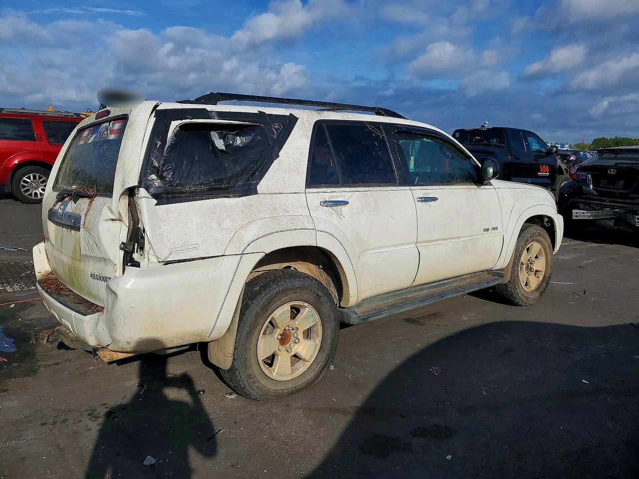 2006 Toyota 4runner Sr5 White vin: JTEBU14R460100828