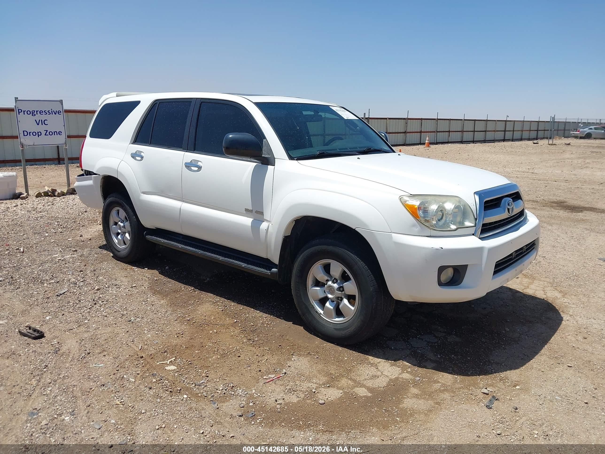 2008 Toyota 4runner Sr5 V6 White vin: JTEBU14R480130950