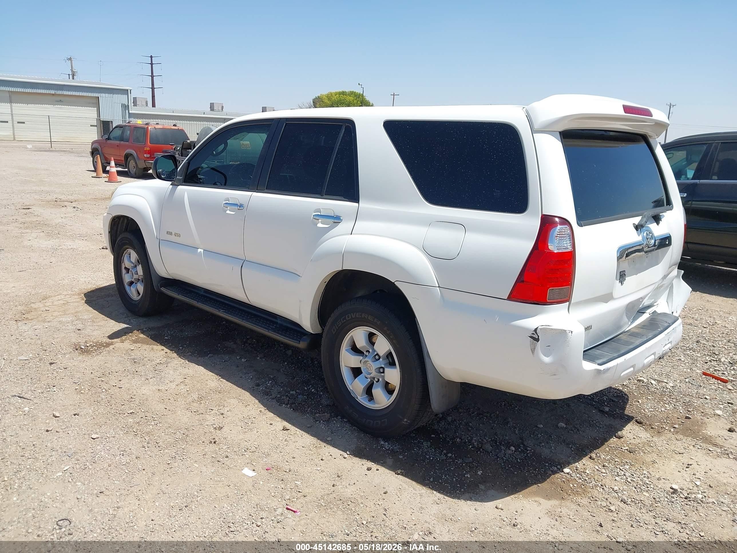 2008 Toyota 4runner Sr5 V6 White vin: JTEBU14R480130950