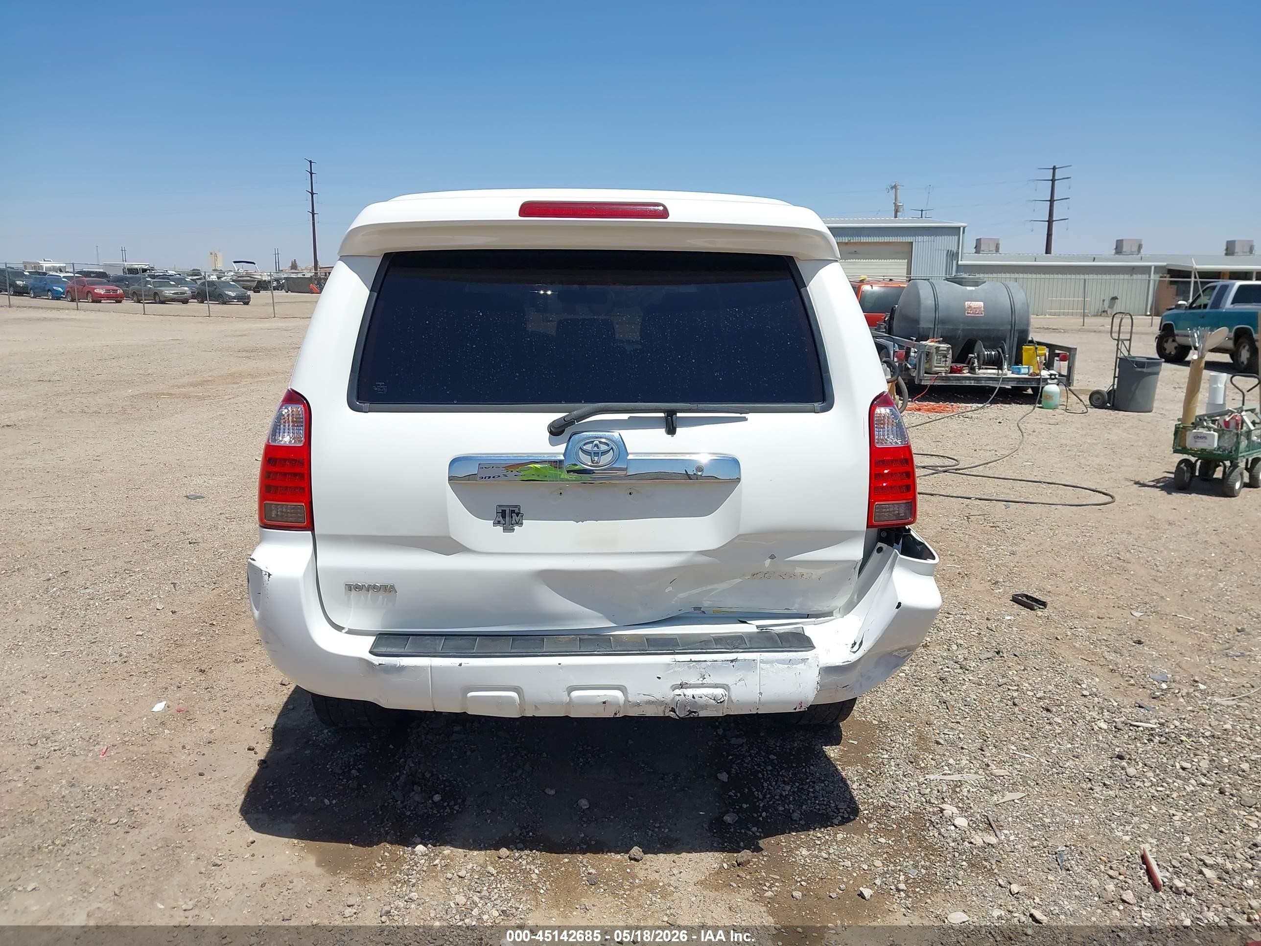 2008 Toyota 4runner Sr5 V6 White vin: JTEBU14R480130950