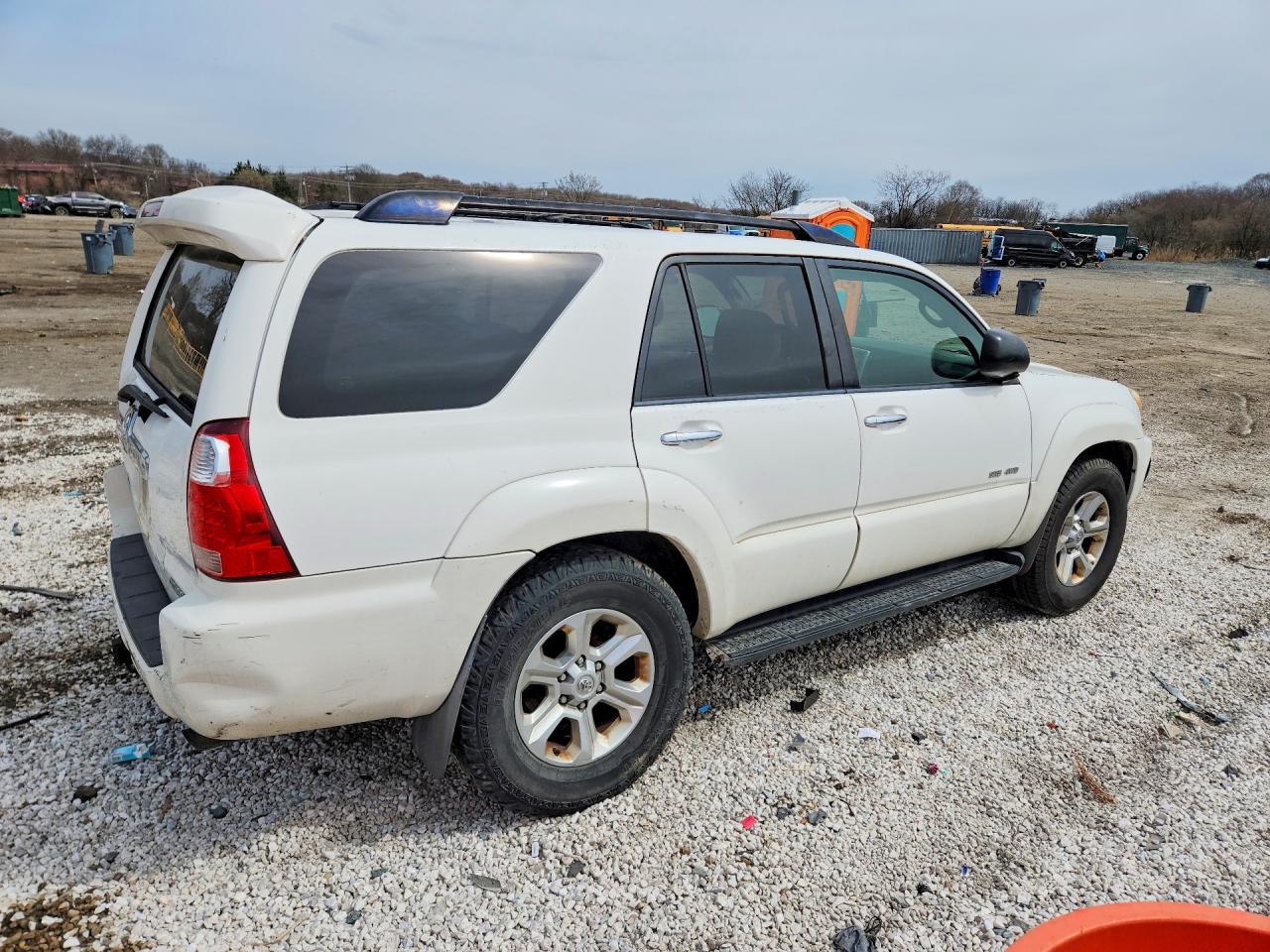 2008 Toyota 4runner Sr5 White vin: JTEBU14R48K015348