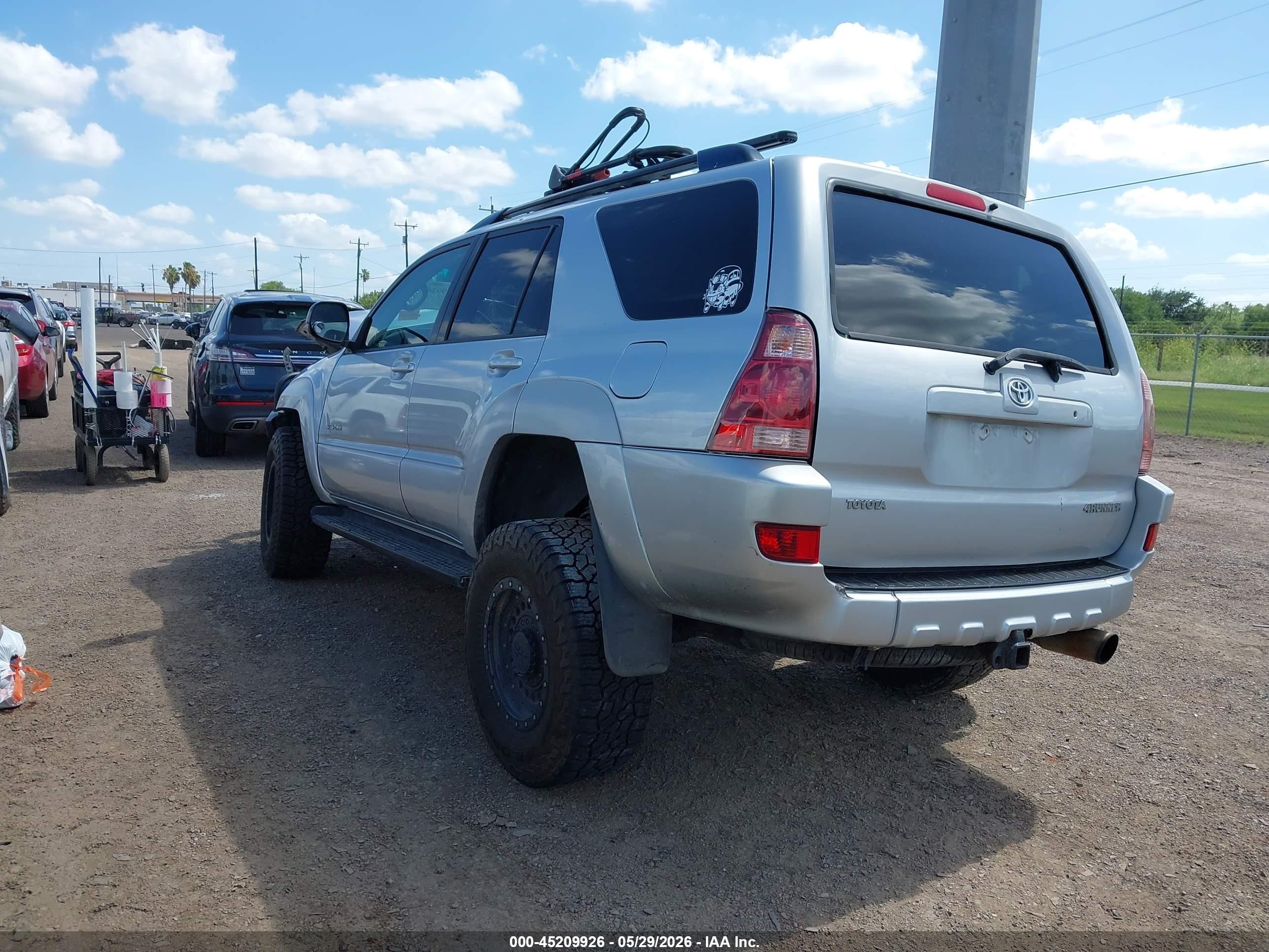 2003 Toyota 4runner Sr5 V6 Silver vin: JTEBU14R538005966