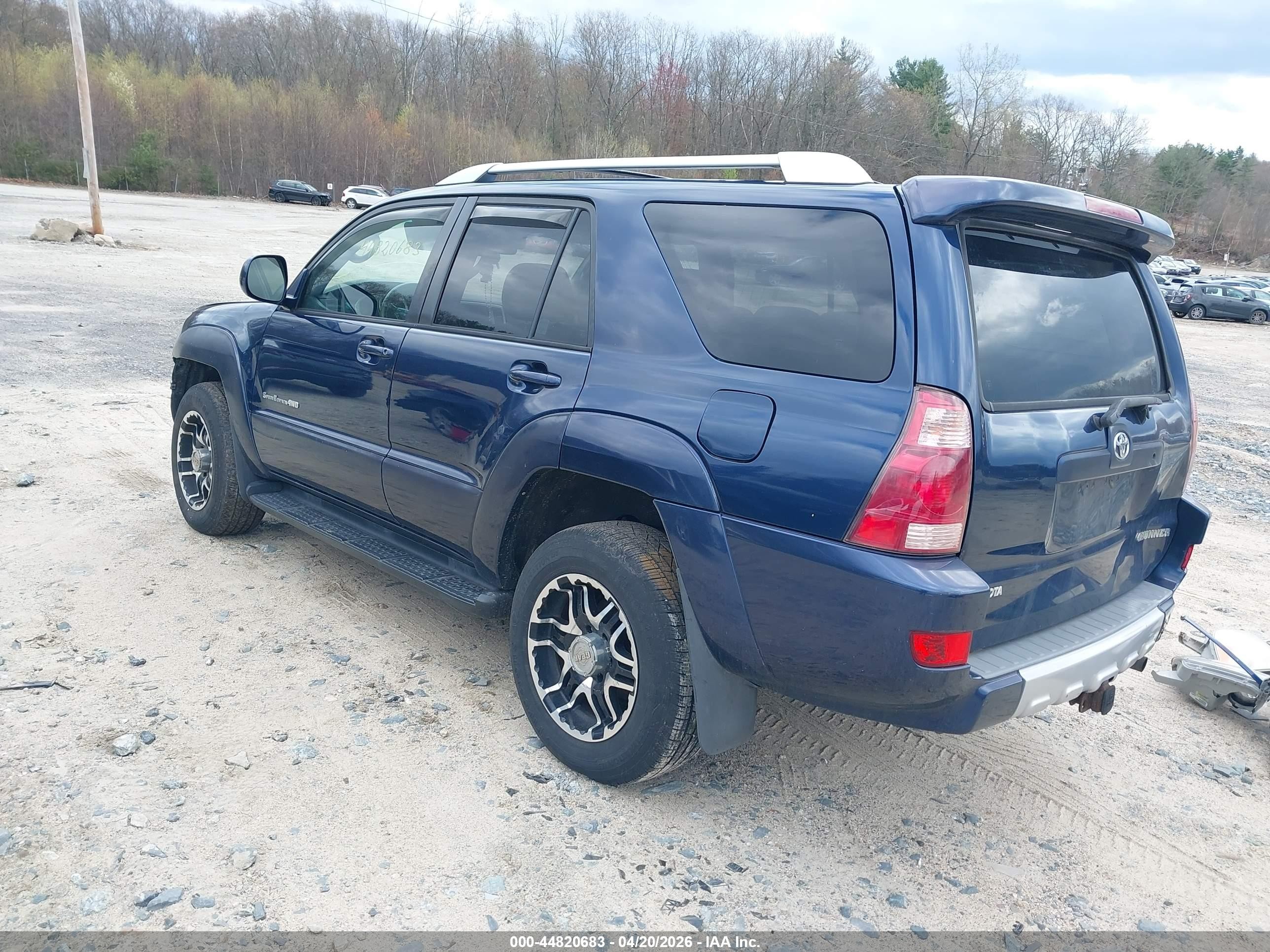 2003 Toyota 4runner Sr5 Sport V6 Blue vin: JTEBU14R538008205