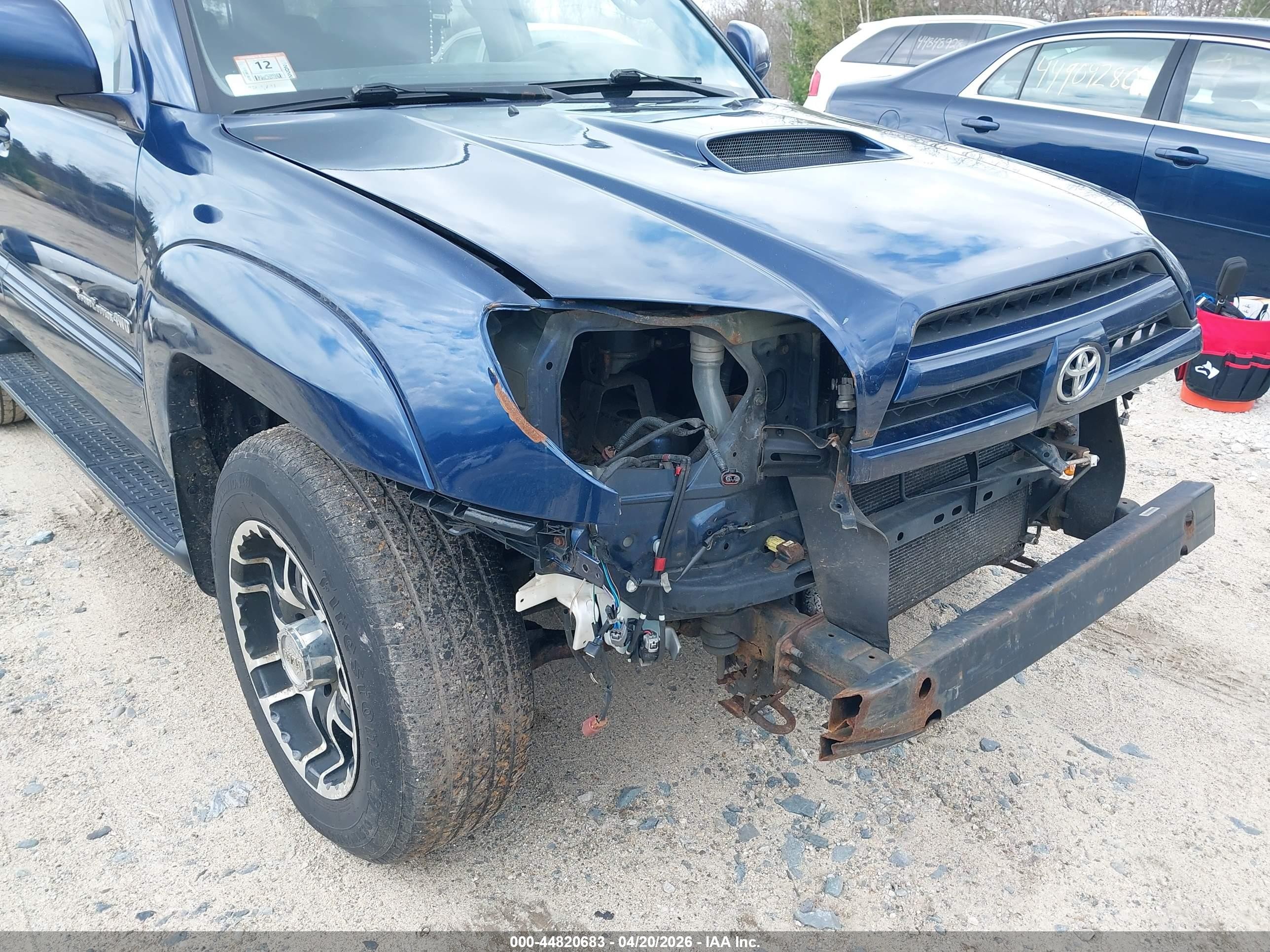 2003 Toyota 4runner Sr5 Sport V6 Blue vin: JTEBU14R538008205