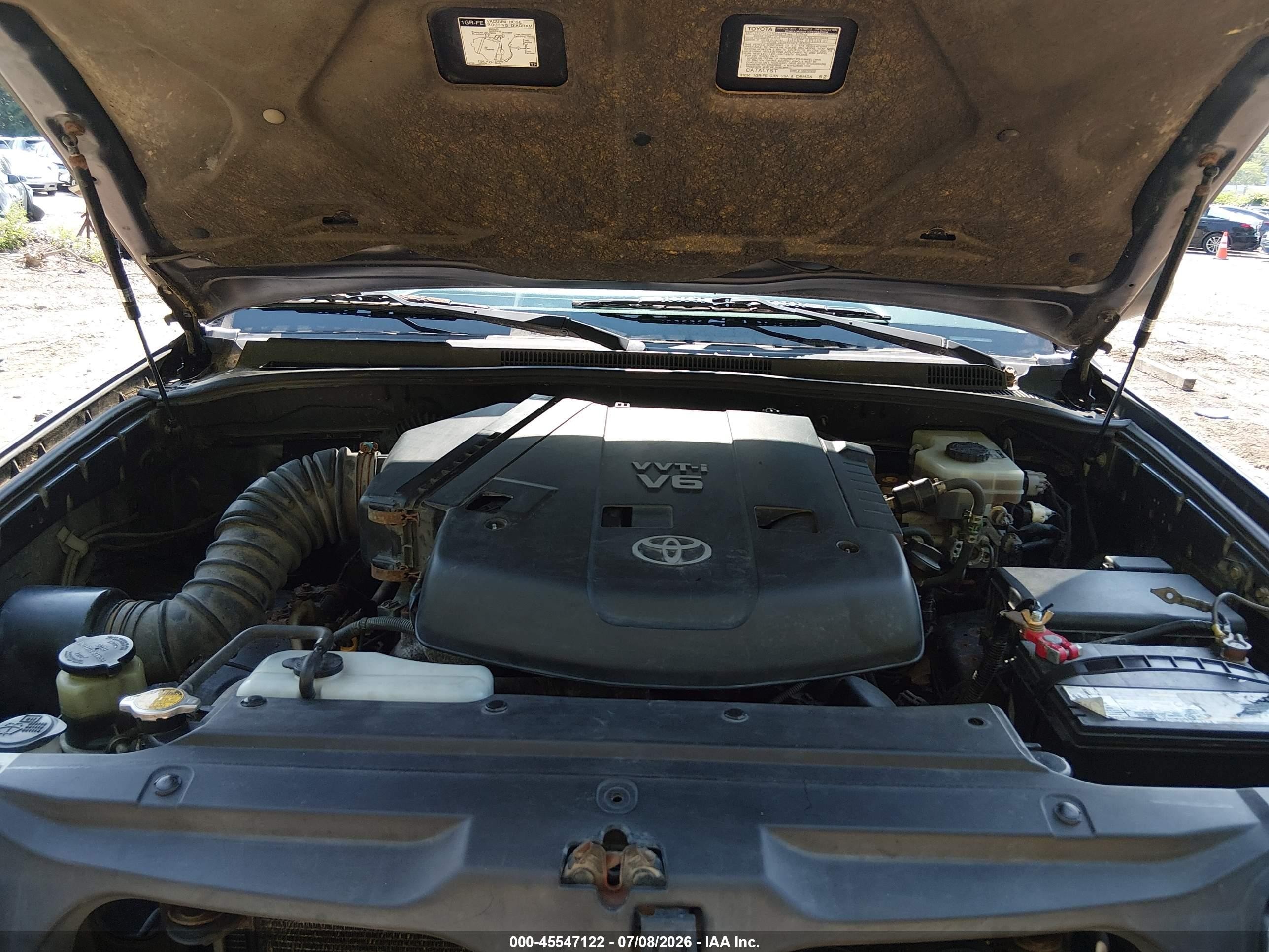 2004 Toyota 4runner Sr5 V6 Gray vin: JTEBU14R540046520