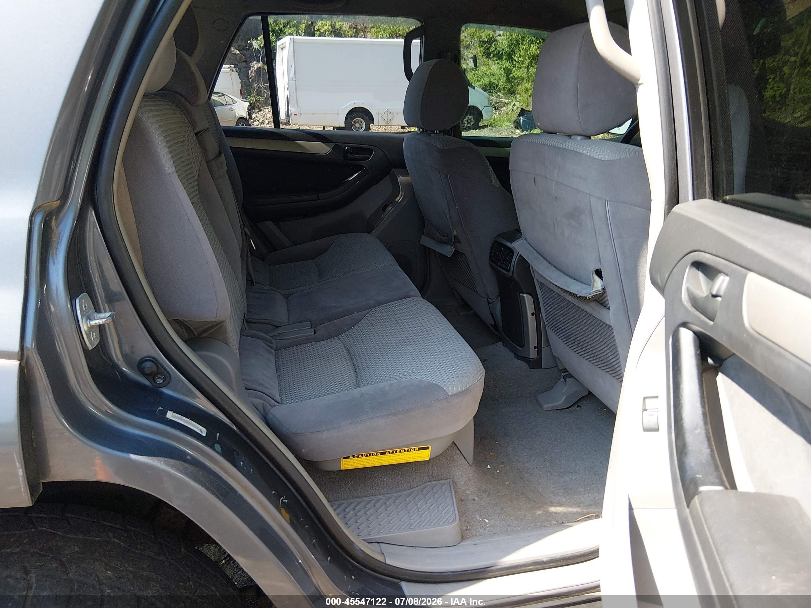 2004 Toyota 4runner Sr5 V6 Gray vin: JTEBU14R540046520