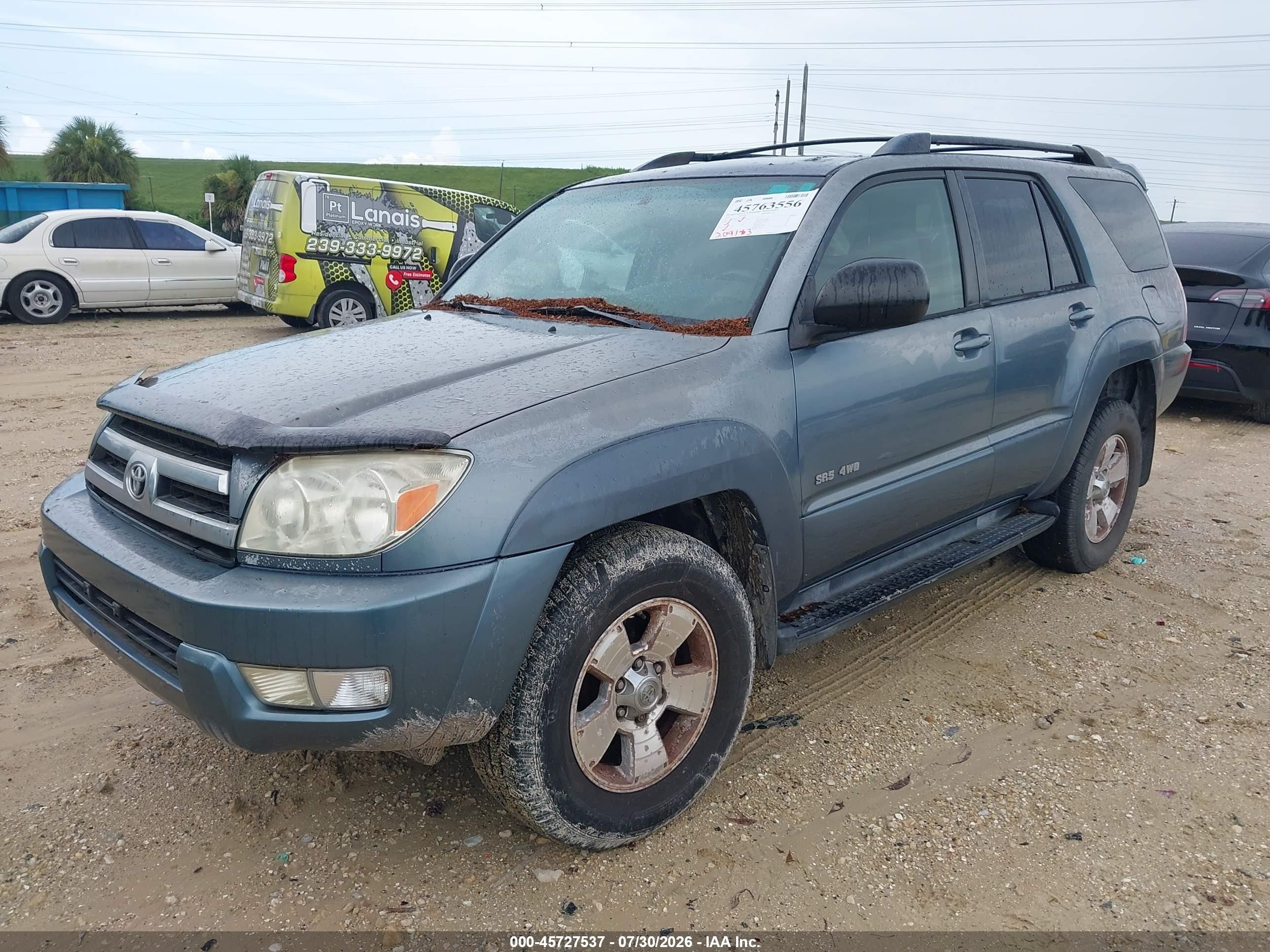 2005 Toyota 4runner Sr5 V6 Green vin: JTEBU14R550062007