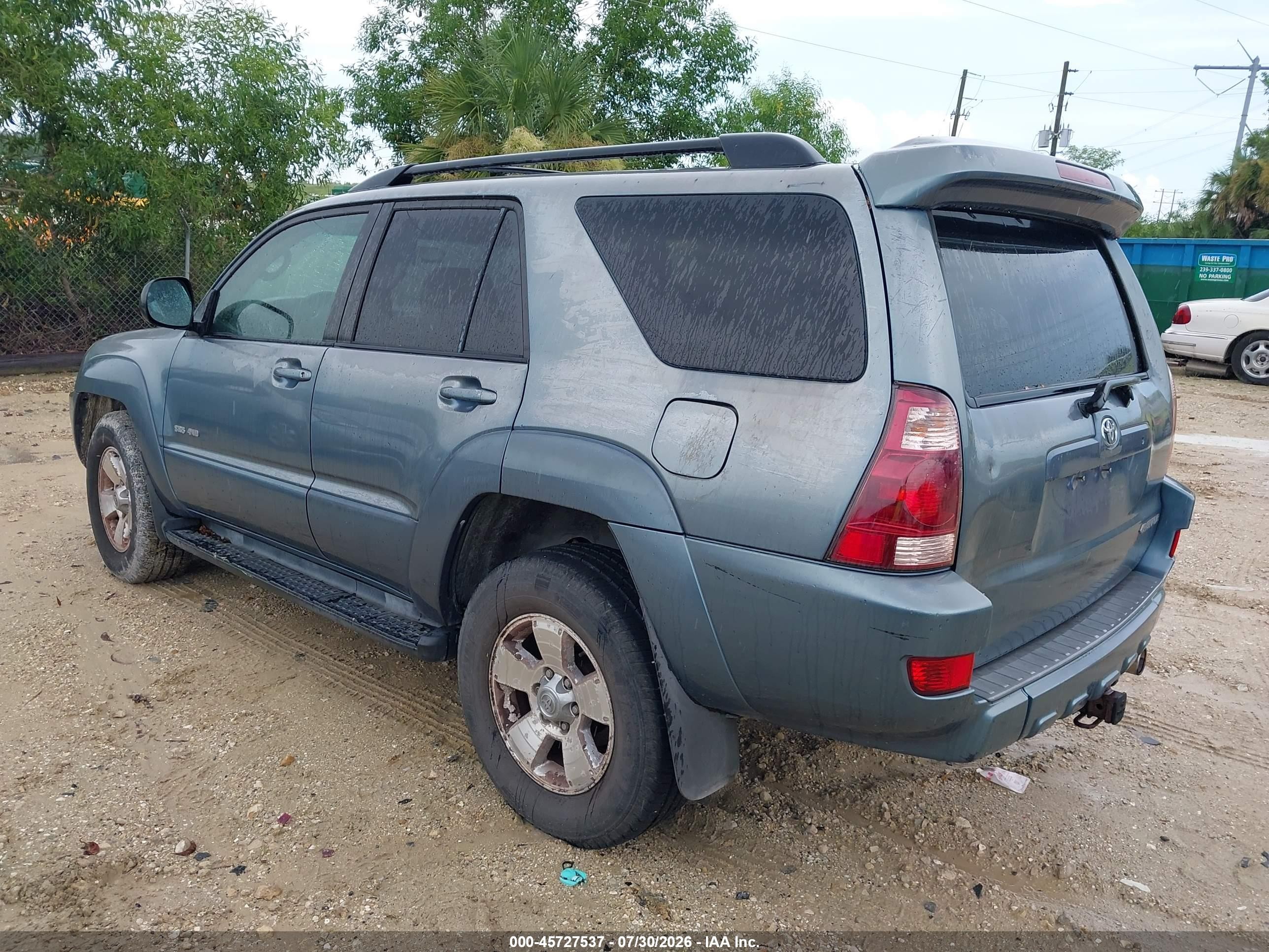 2005 Toyota 4runner Sr5 V6 Green vin: JTEBU14R550062007